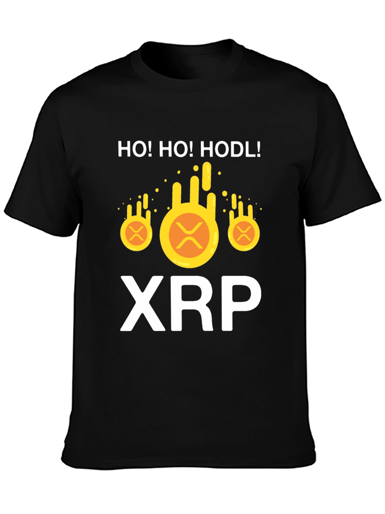HO! HO! HODL! XRP Crypto Christmas T-Shirt