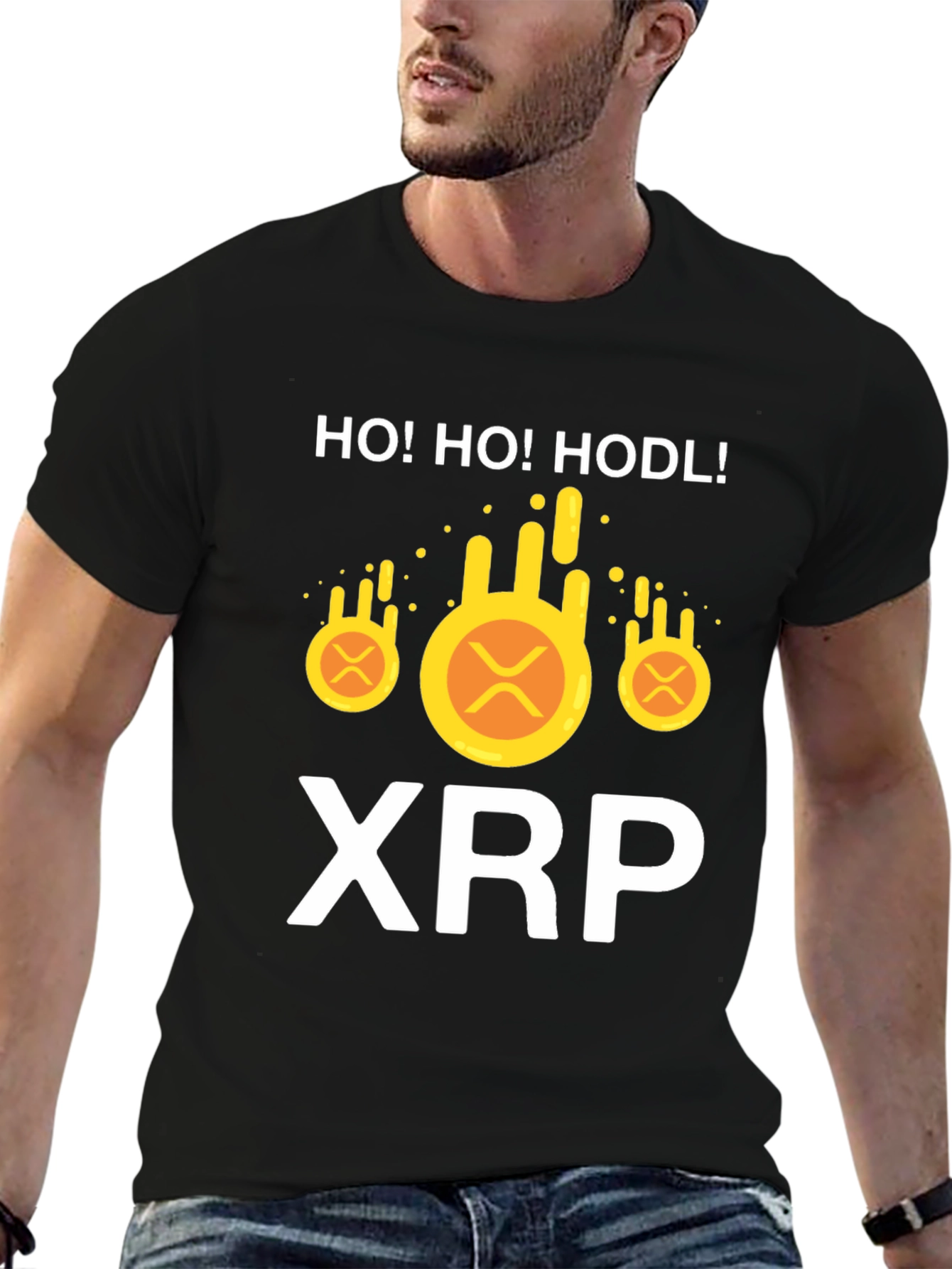 HO! HO! HODL! XRP Crypto Christmas T-Shirt