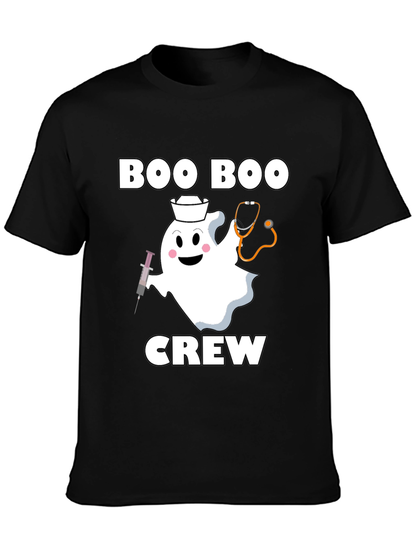 Boo Boo Crew Halloween Nurse Ghost T-Shirt