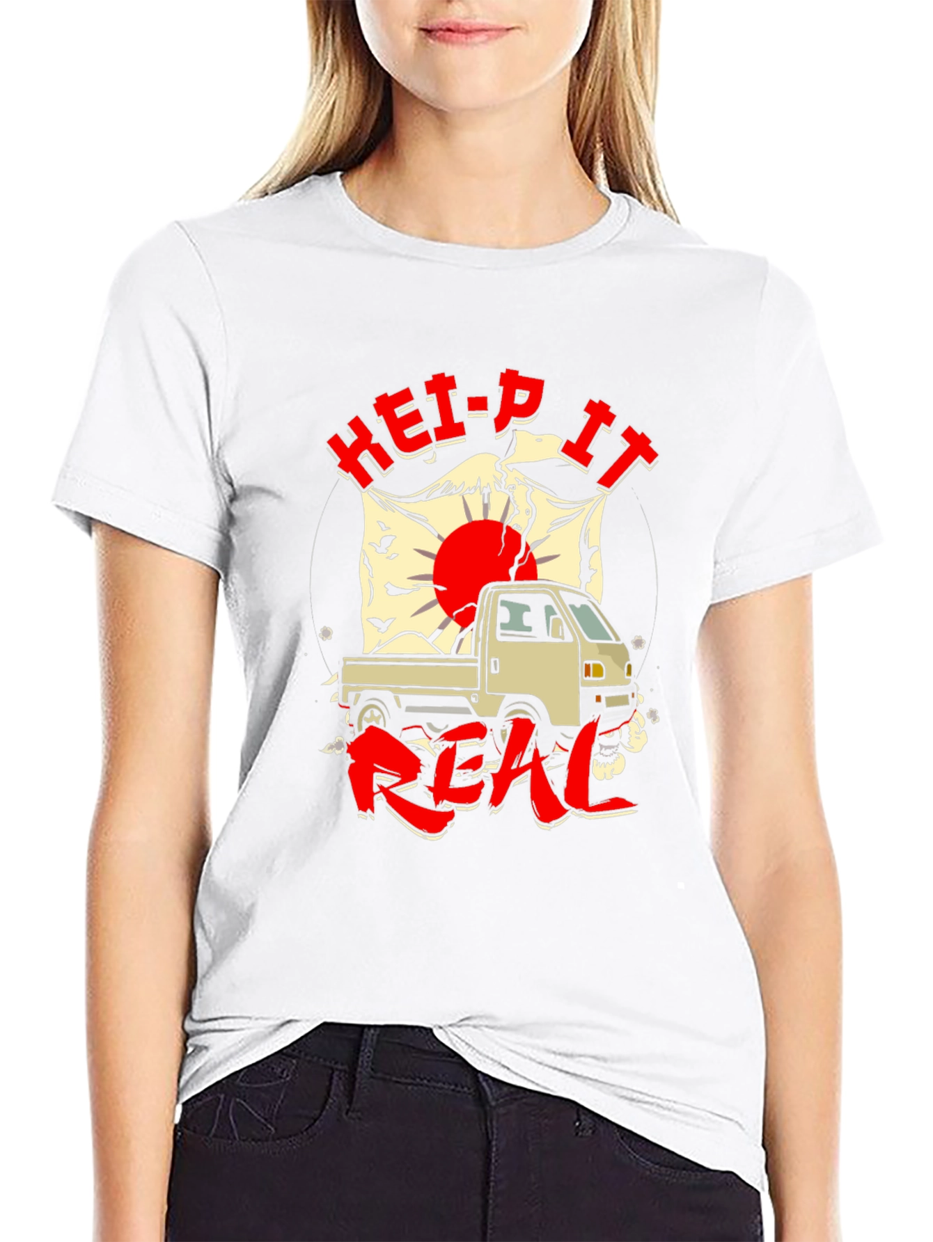 Help It Real JDM Truck Graphic Tee