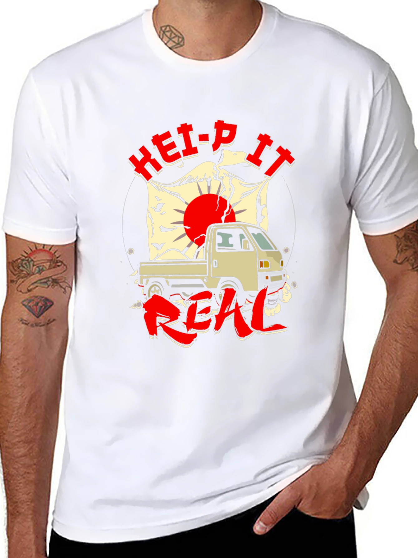 Help It Real JDM Truck Graphic Tee