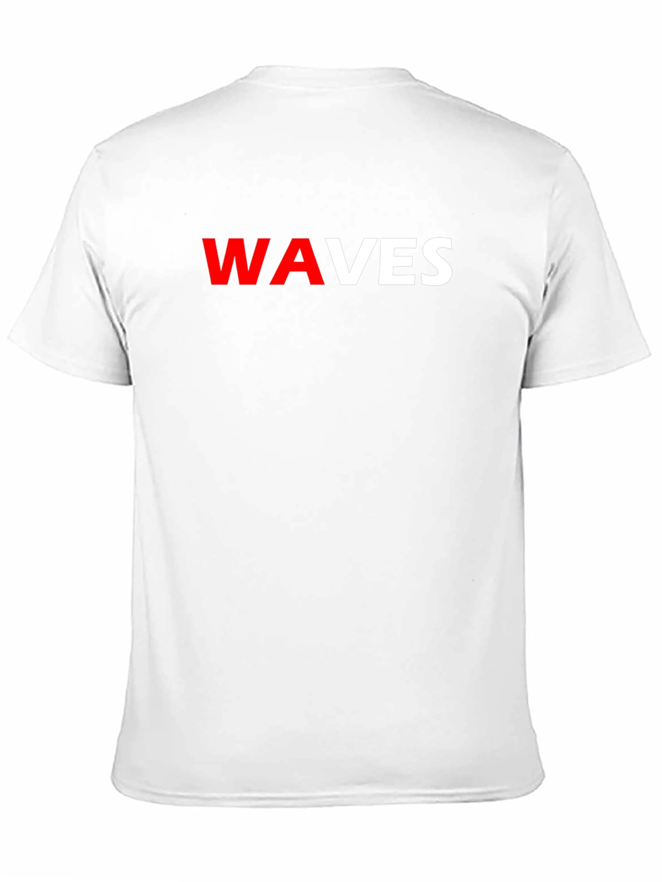 WAVES Graphic Tee - Stylish Black T-Shirt