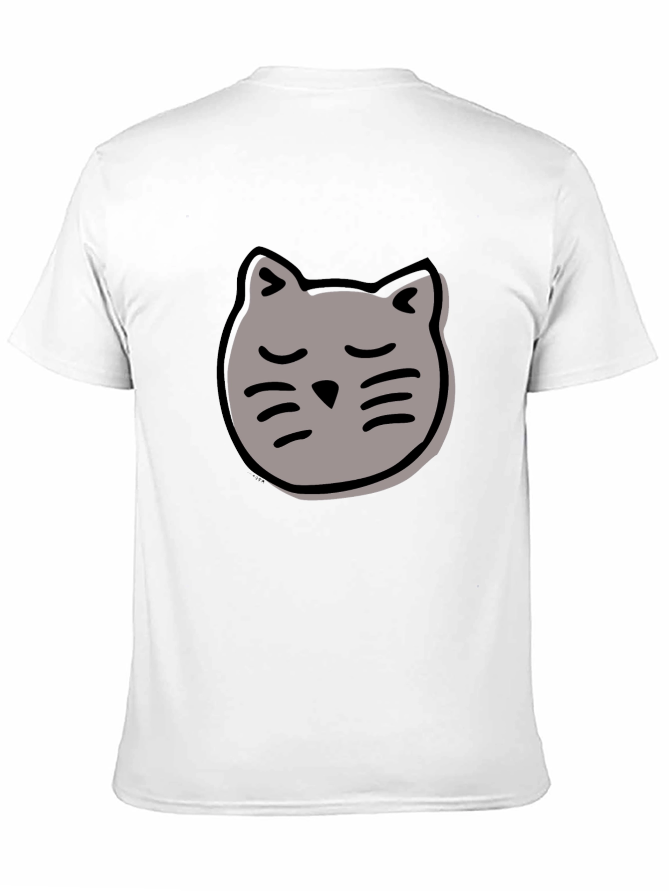 Cool Cat Graphic Tee - Black Cotton T-Shirt
