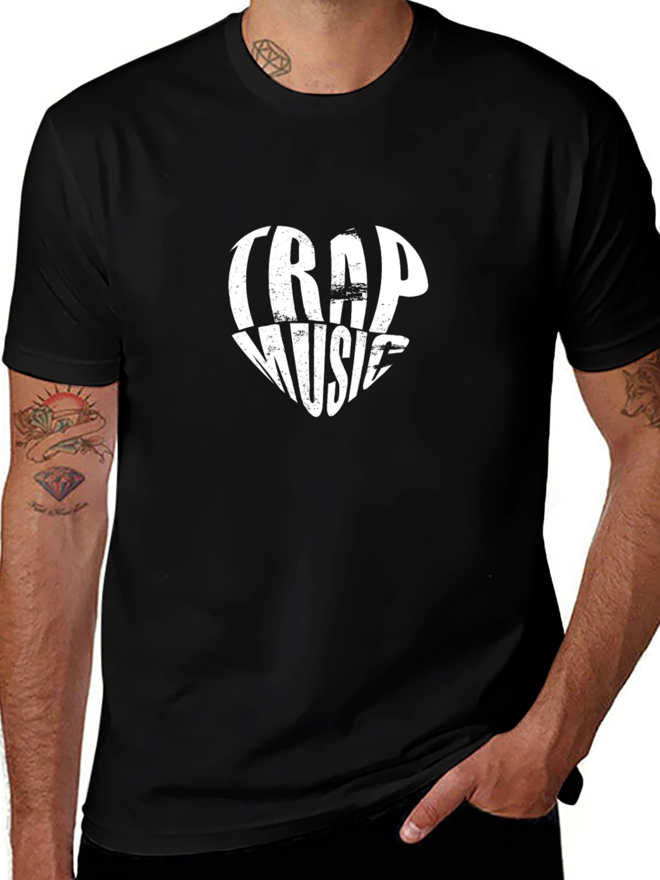 Trap Music Black T-Shirt - Stylish & Comfortable