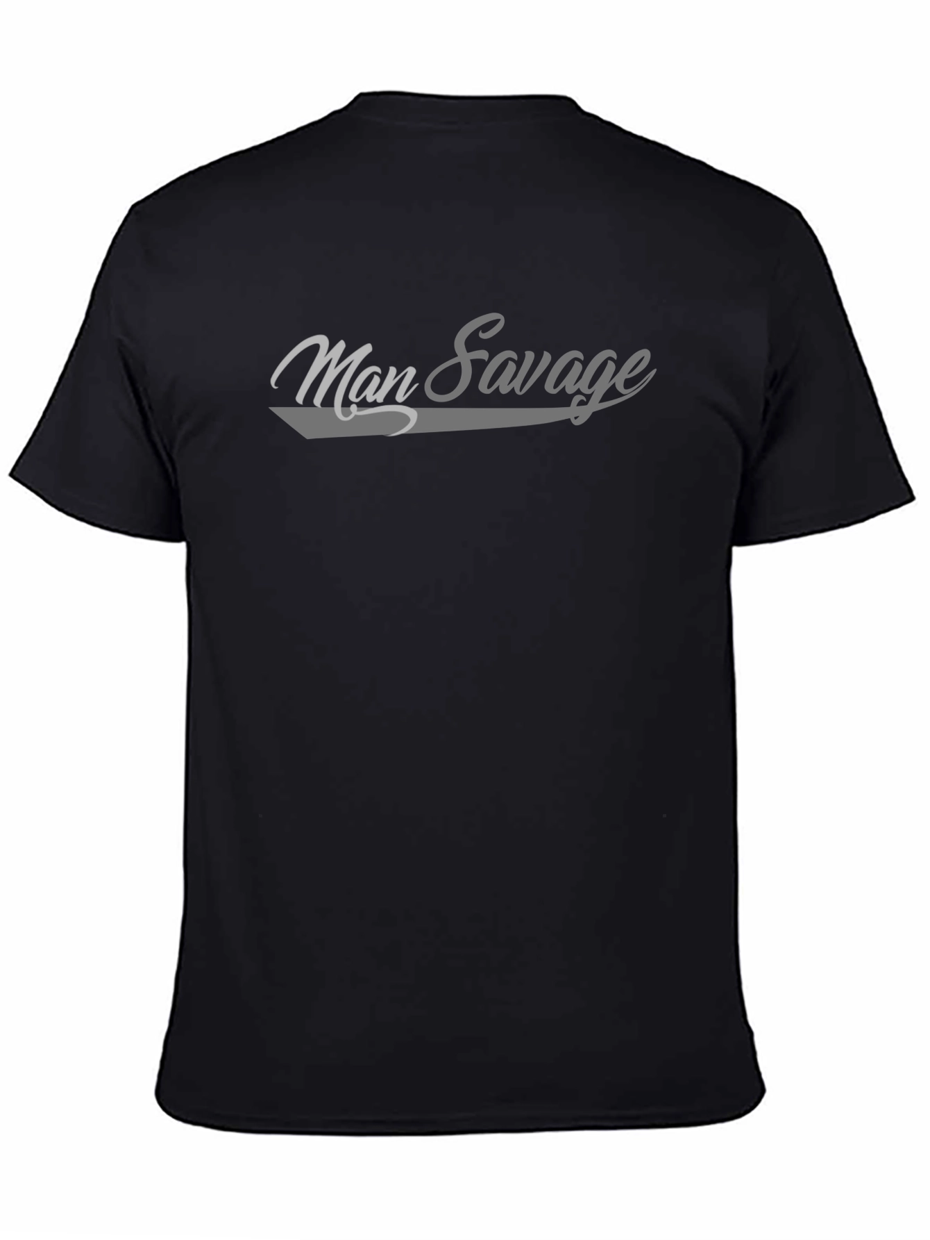 Man Savage Graphic Tee - Stylish Cotton T-Shirt