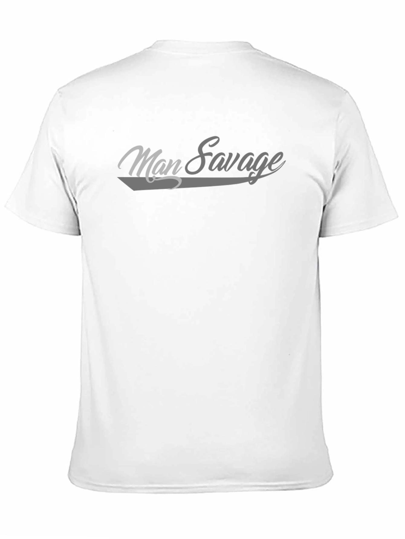 Man Savage Graphic Tee - Stylish Cotton T-Shirt