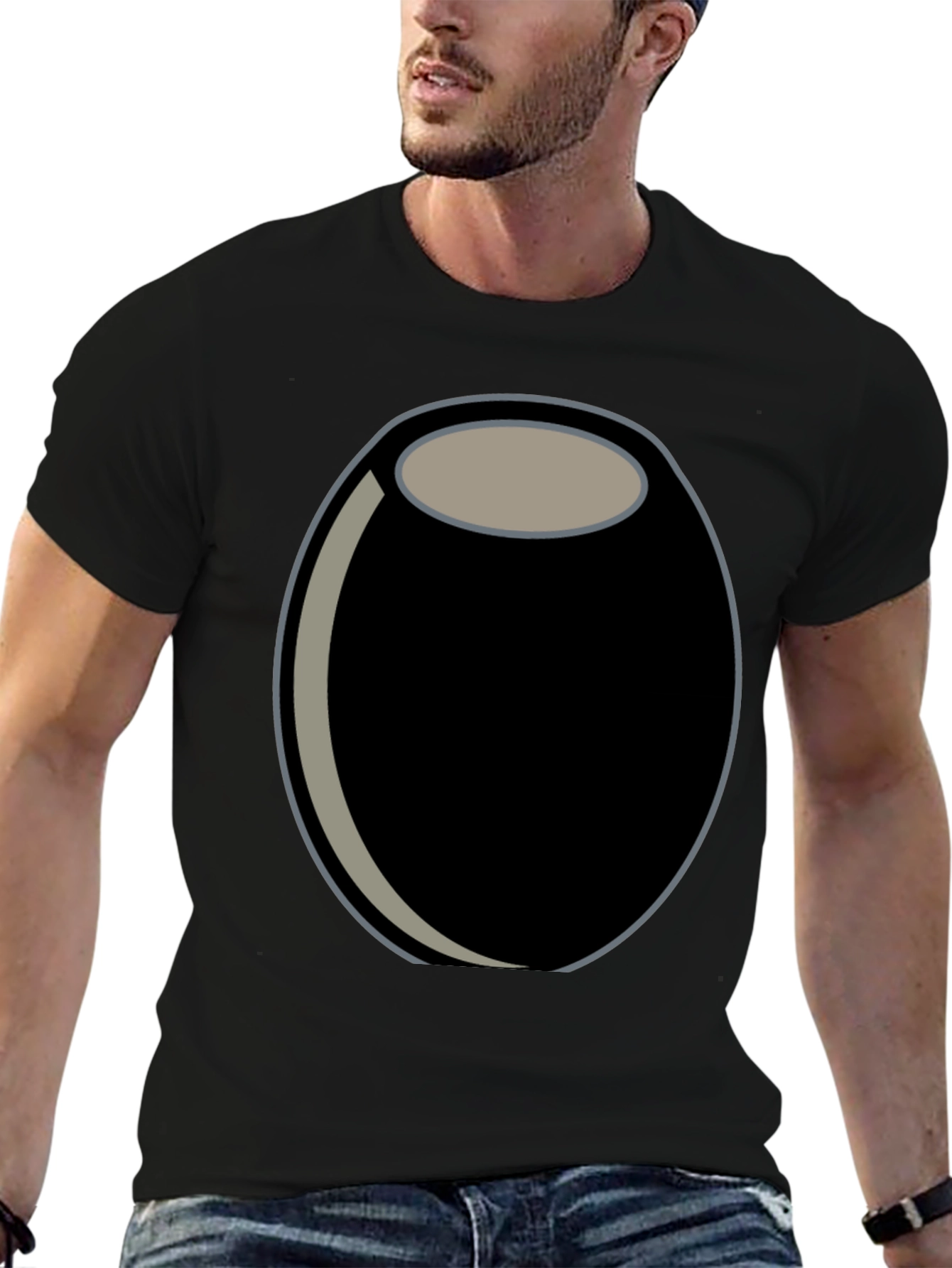 Olive Graphic T-Shirt - Casual Stylish Tee