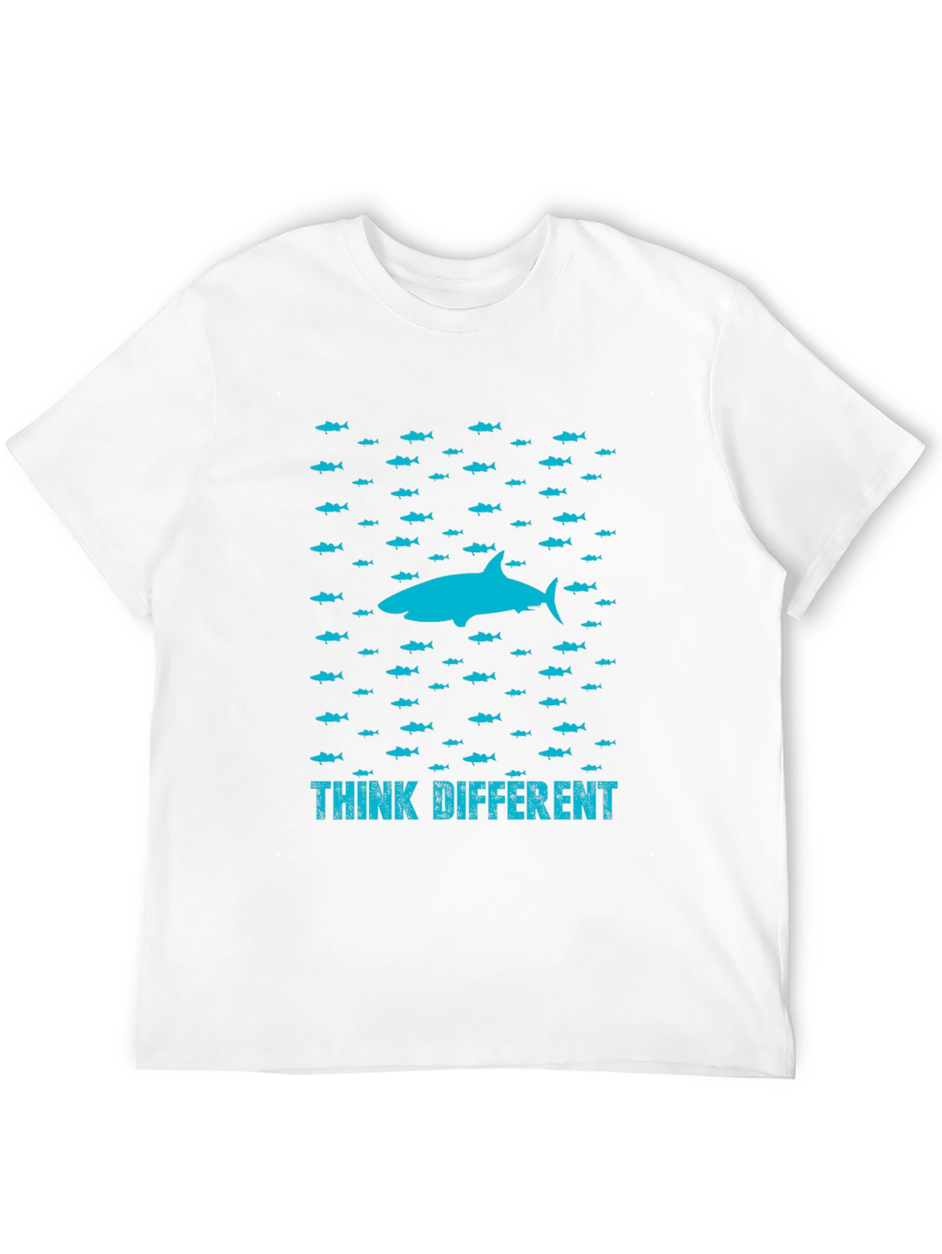 Think Different Shark Graphic T-Shirt