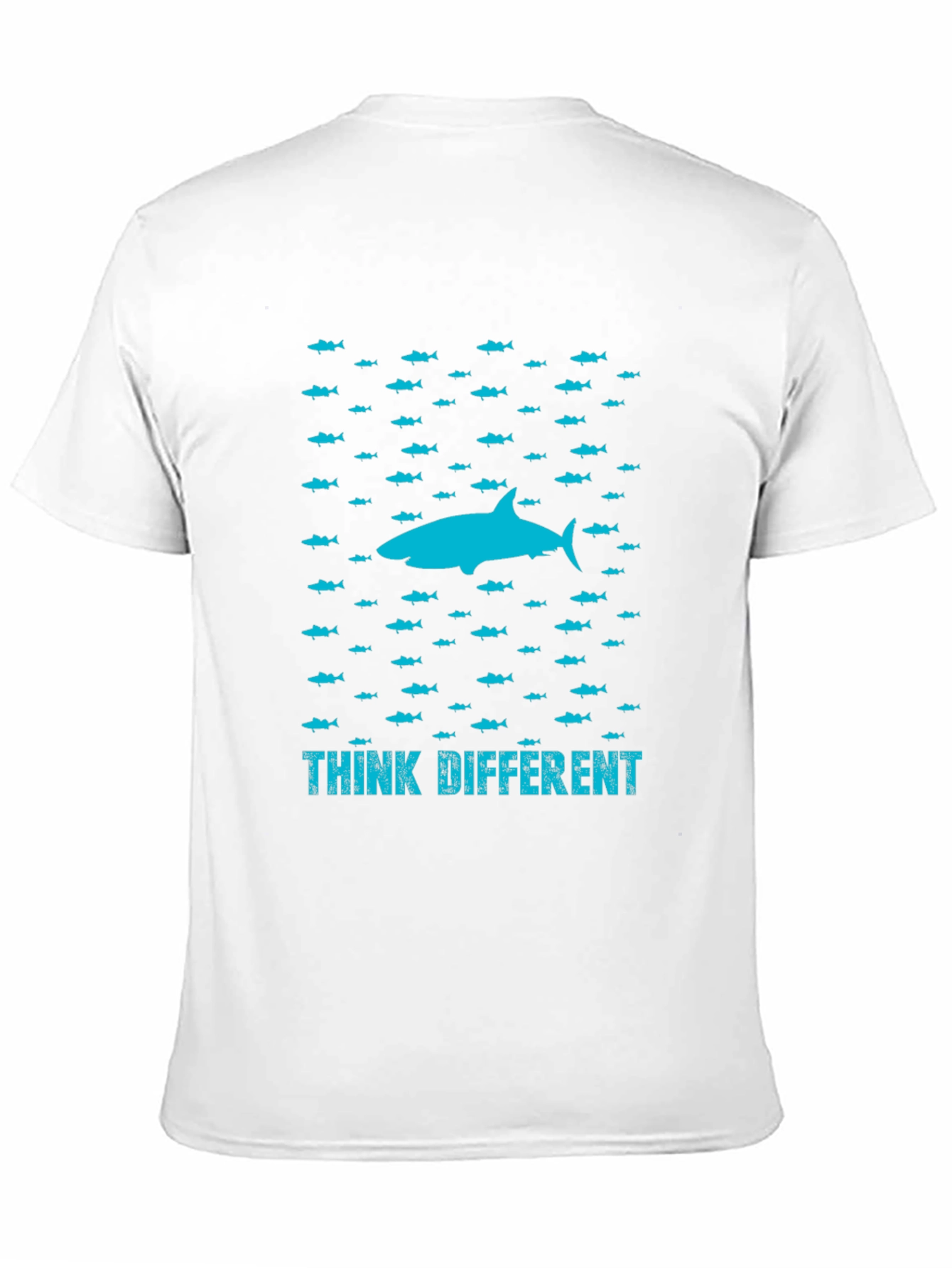 Think Different Shark Graphic T-Shirt
