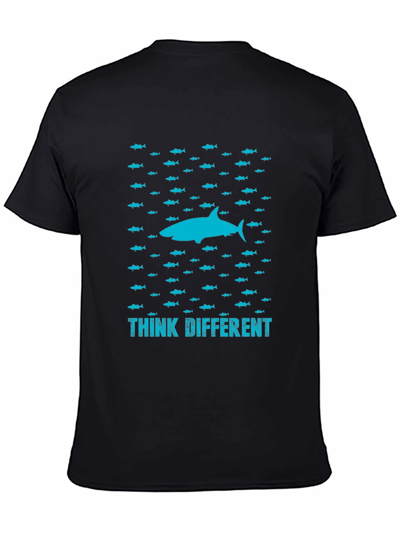 Think Different Shark Graphic T-Shirt