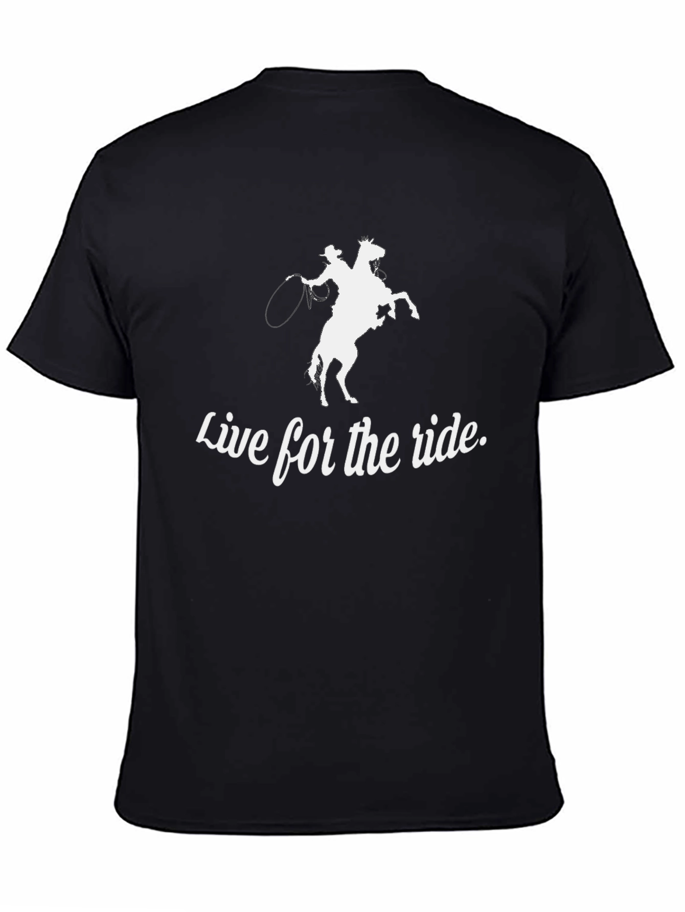 Live for the Ride Black Graphic Tee