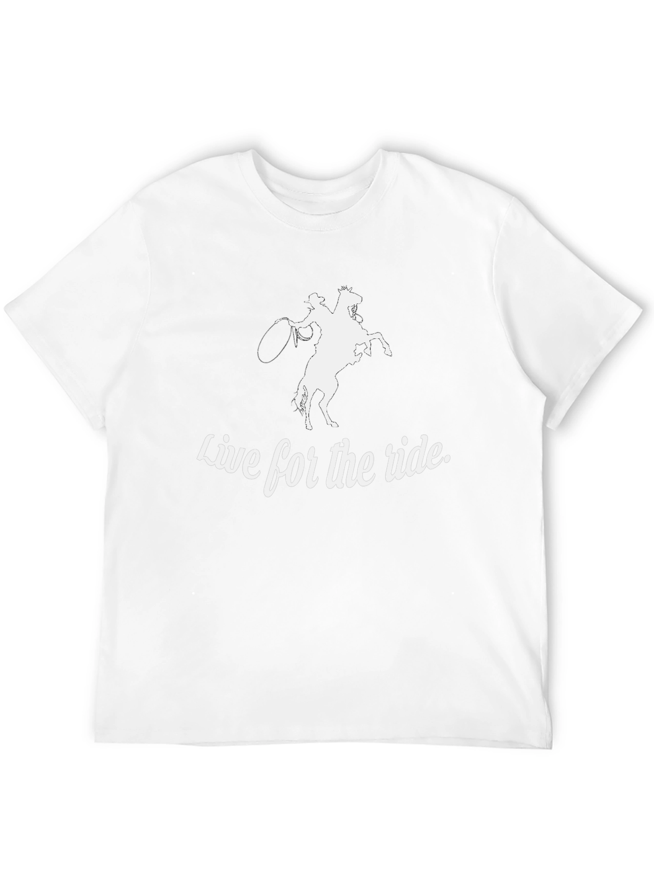 Live for the Ride Black Graphic Tee