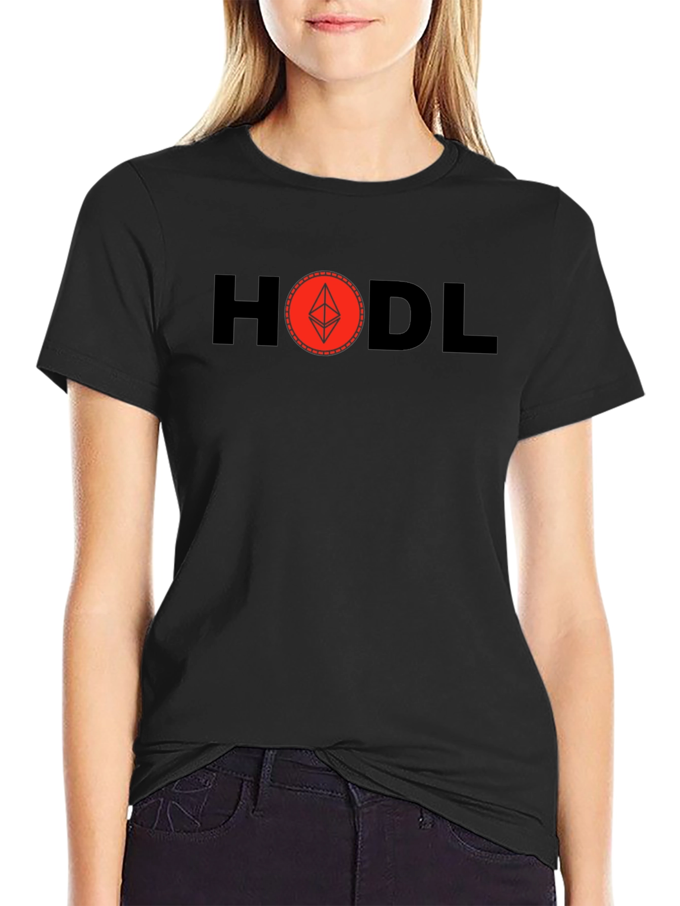 HODL Crypto T-Shirt - Ethereum Design