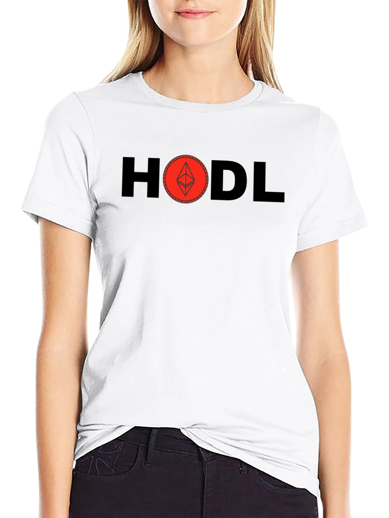 HODL Crypto T-Shirt - Ethereum Design