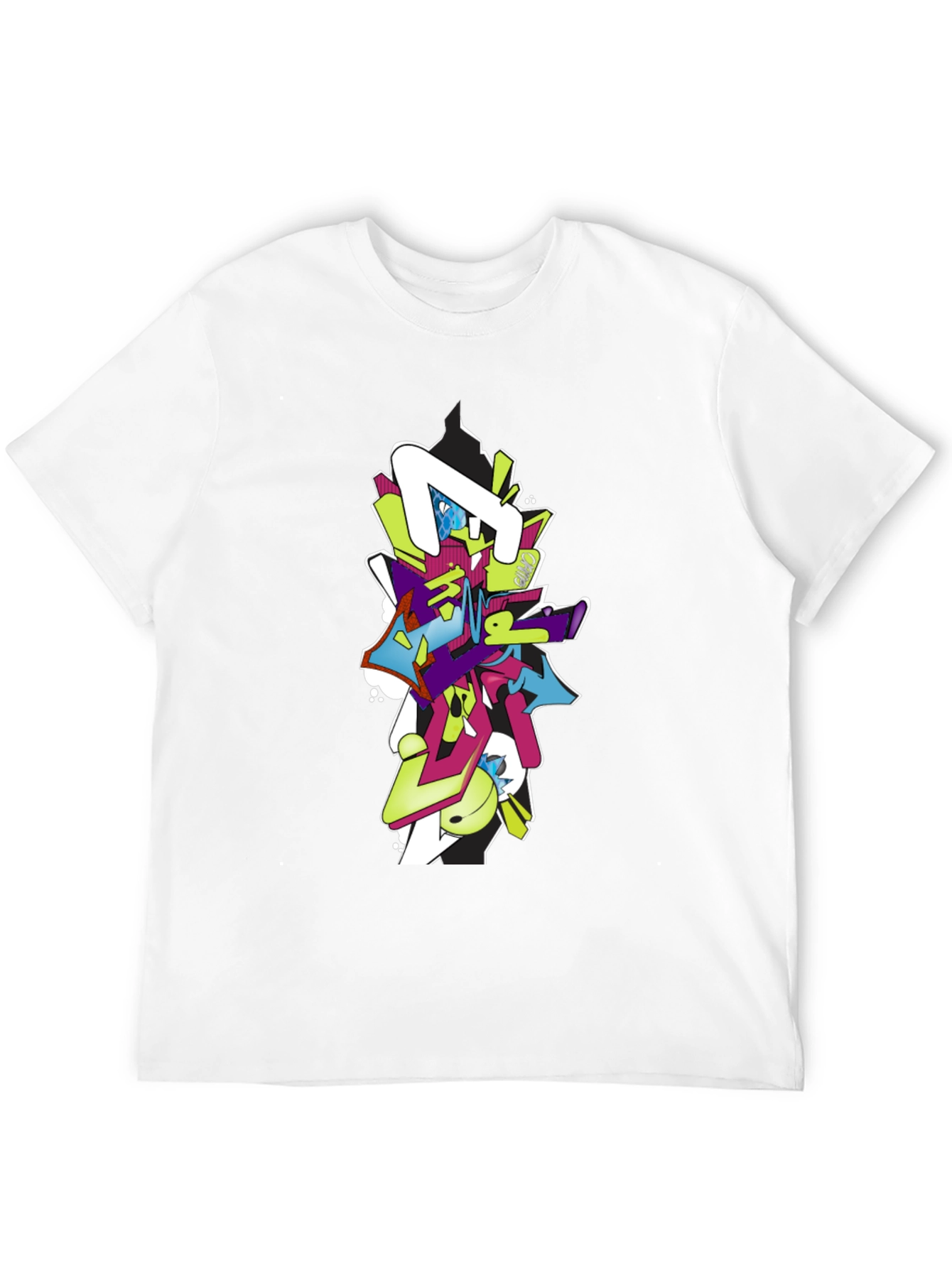 Graffiti Style Graphic Tee - Modern Streetwear