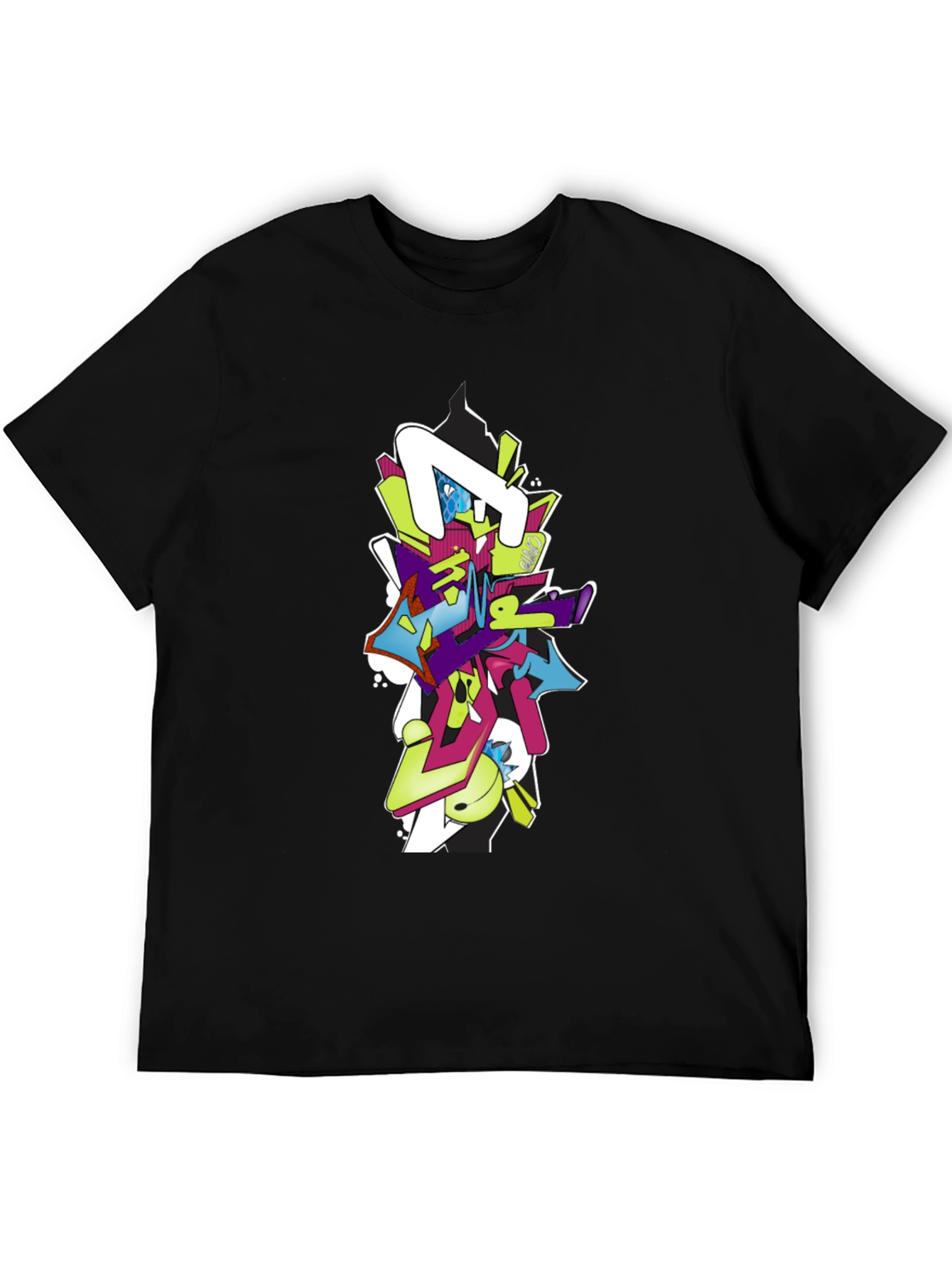 Graffiti Style Graphic Tee - Modern Streetwear