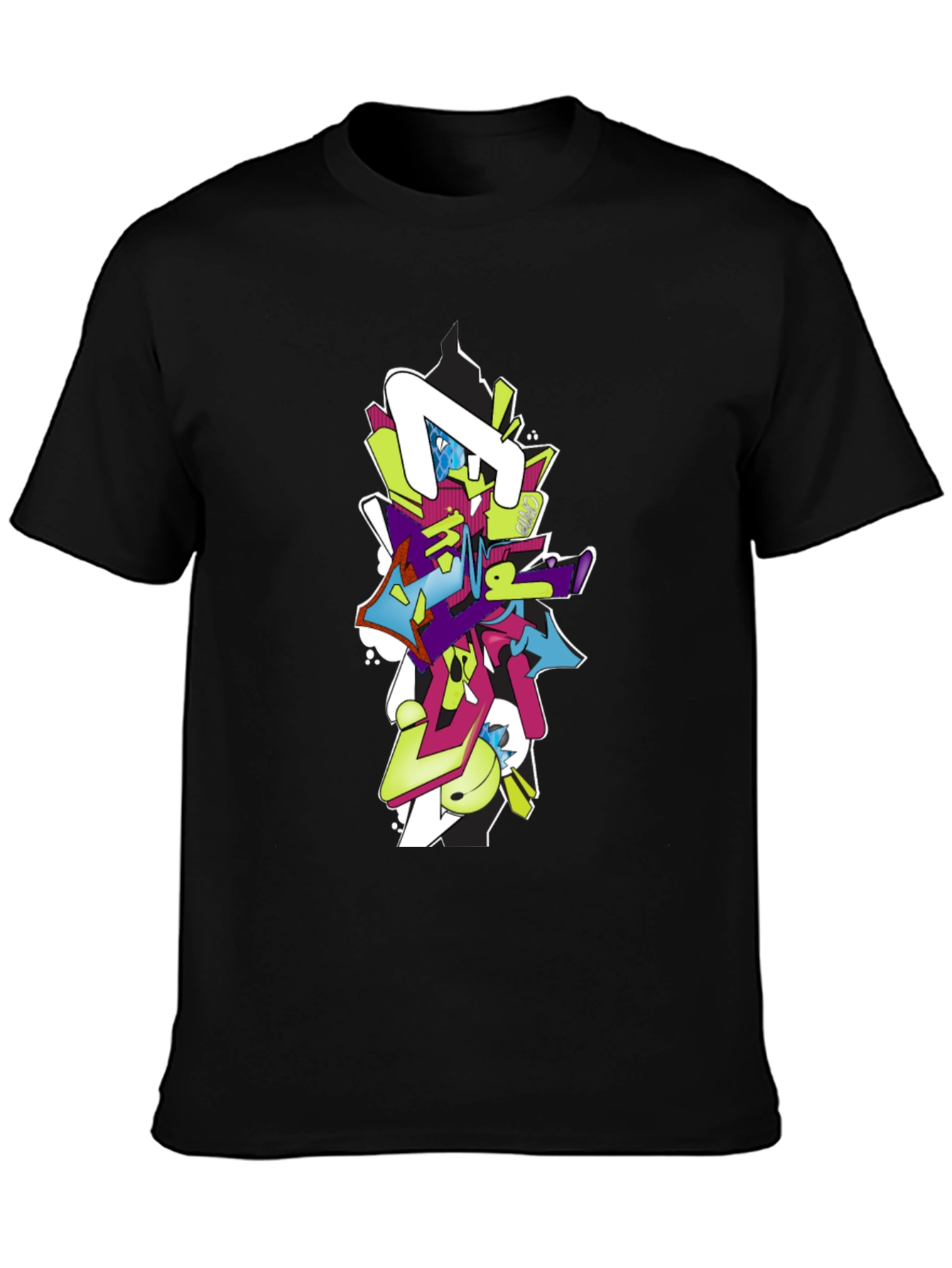 Graffiti Style Graphic Tee - Modern Streetwear