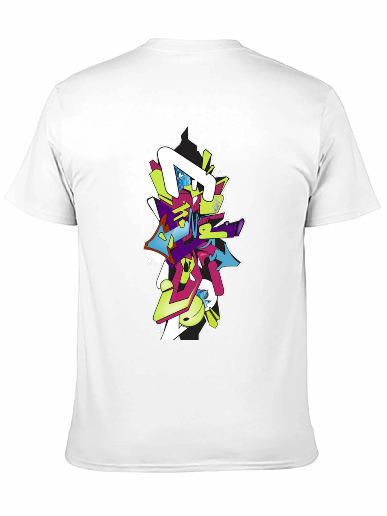Graffiti Style Graphic Tee - Modern Streetwear