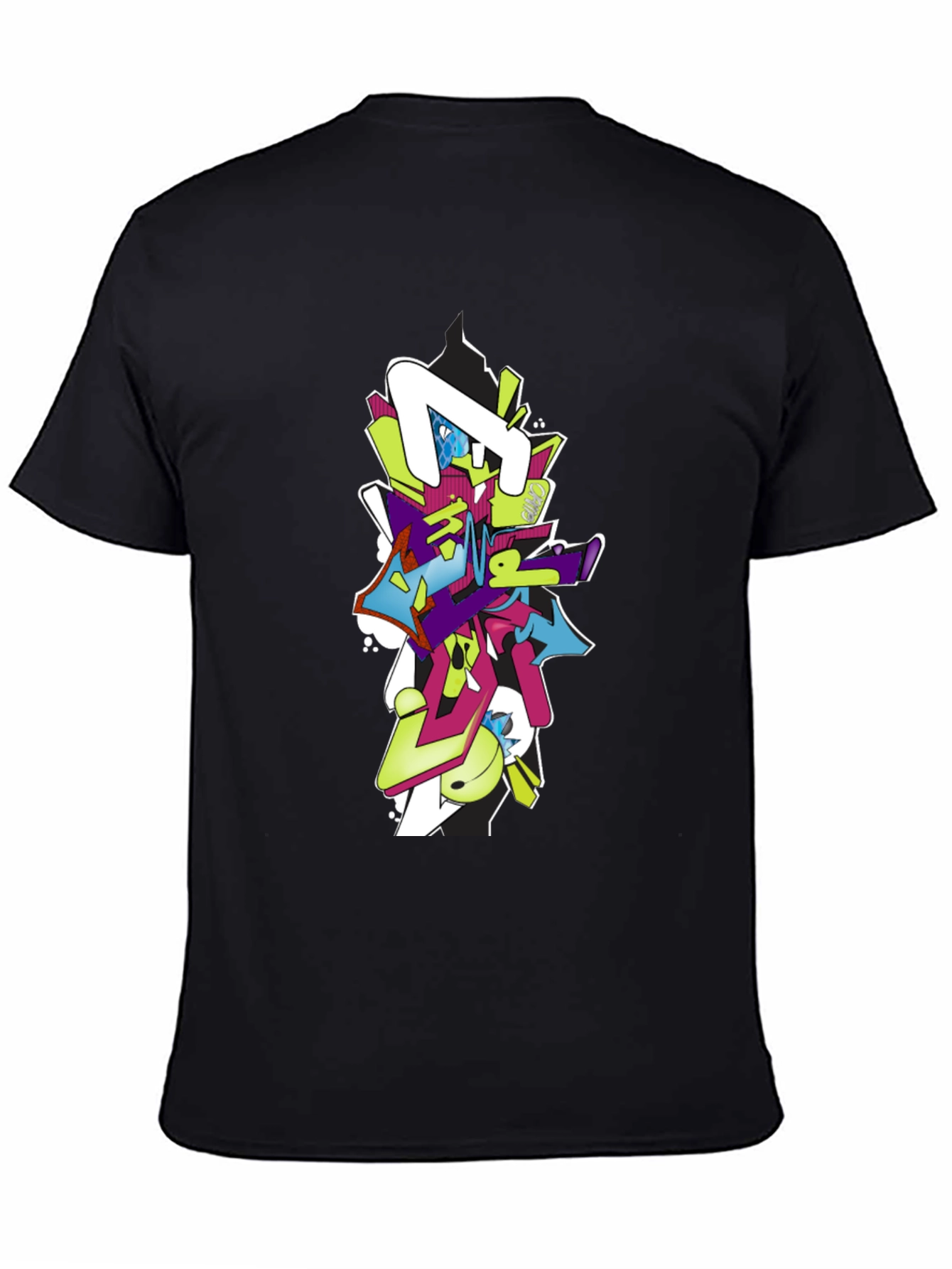 Graffiti Style Graphic Tee - Modern Streetwear