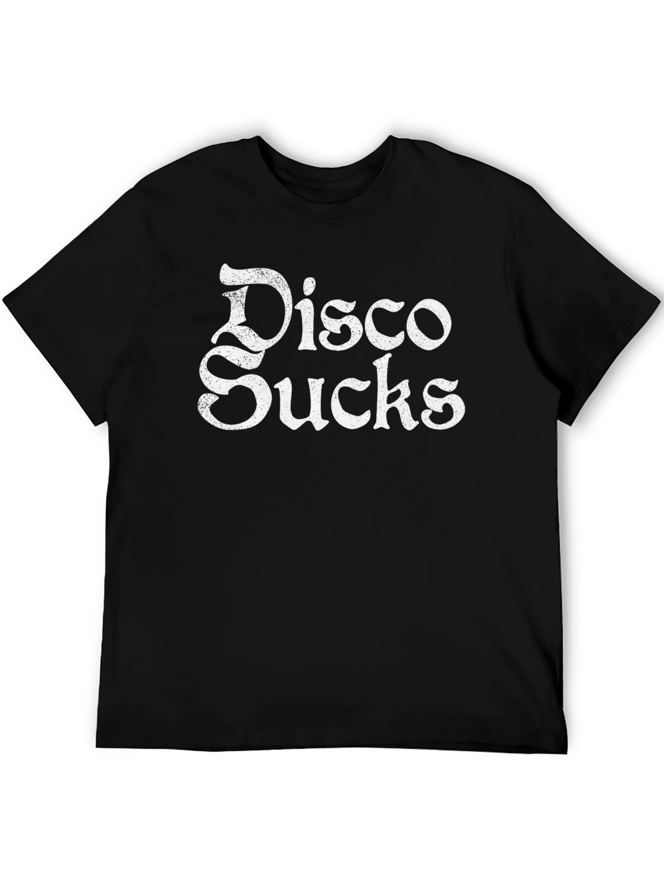 Disco Sucks Graphic T-Shirt - Retro Anti-Disco Tee