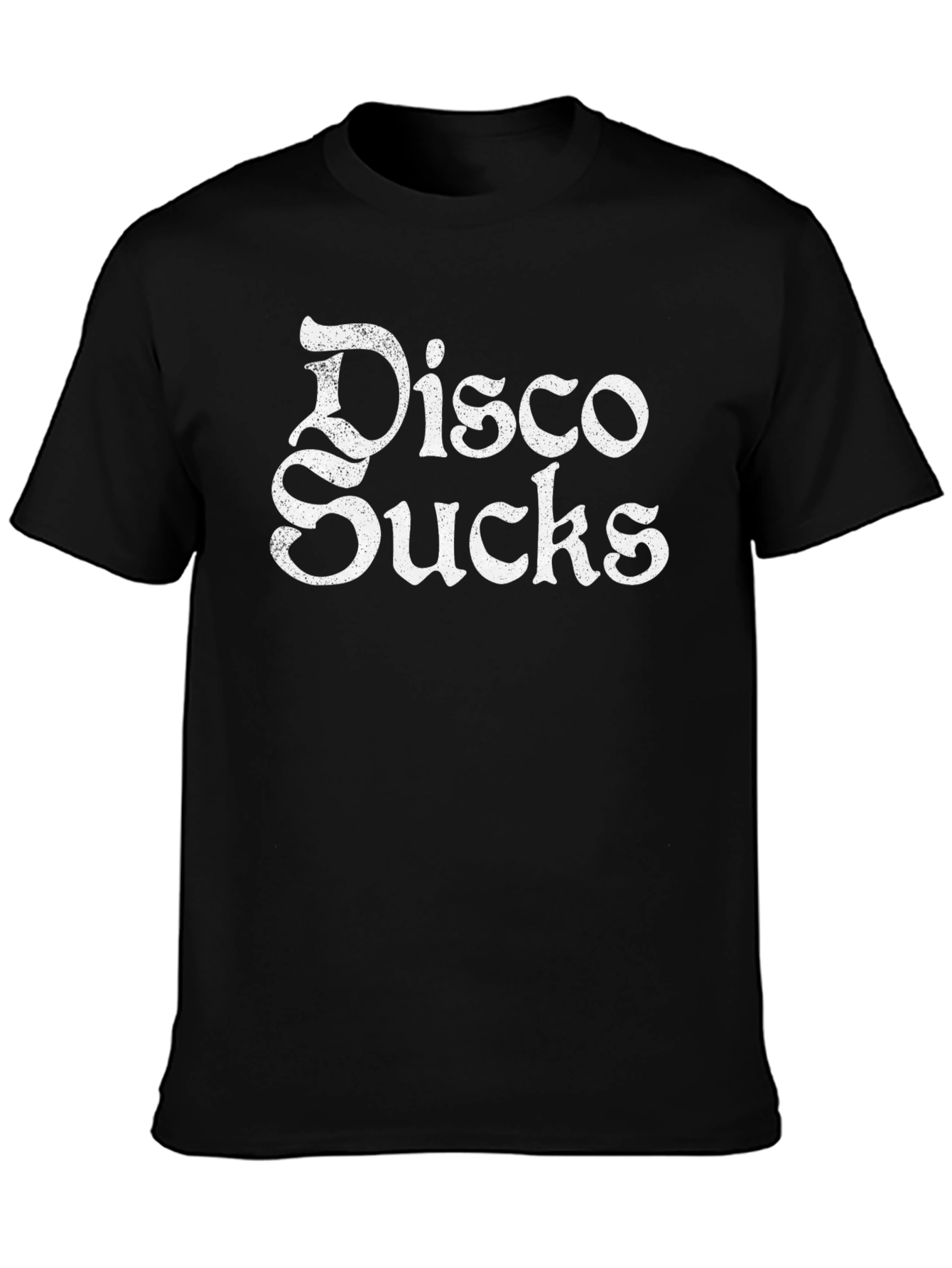 Disco Sucks Graphic T-Shirt - Retro Anti-Disco Tee