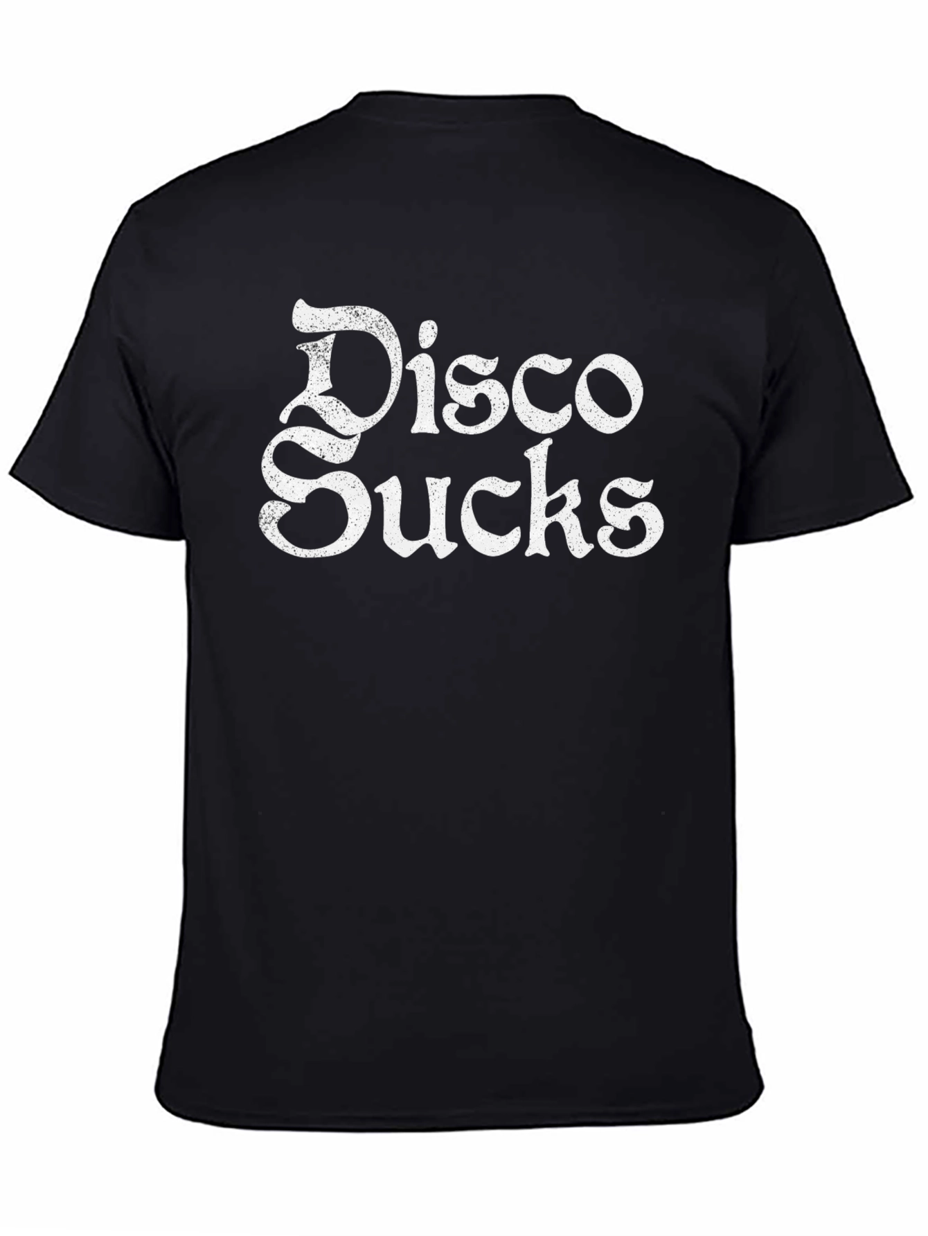 Disco Sucks Graphic T-Shirt - Retro Anti-Disco Tee