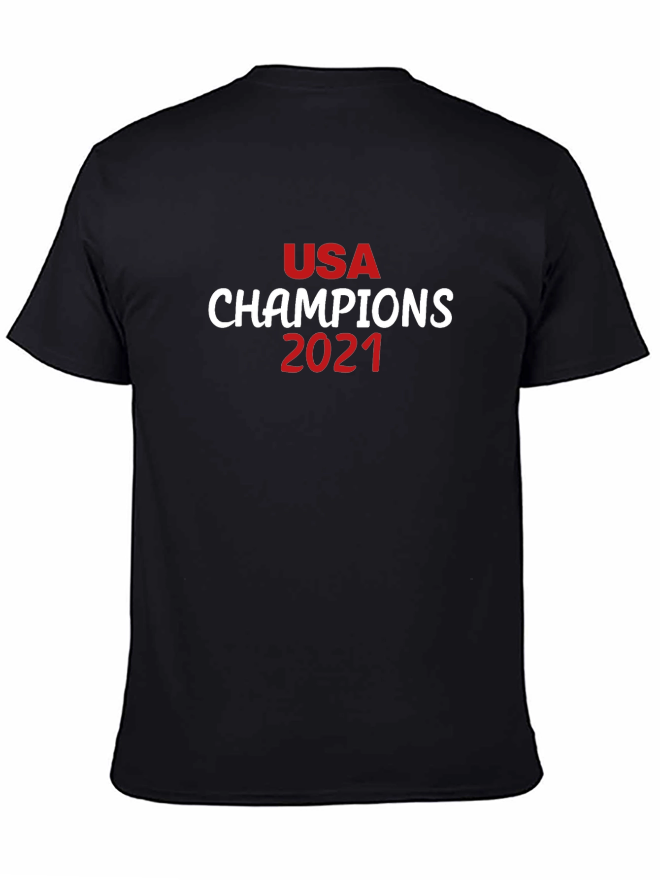 USA Champions 2021 Black T-Shirt