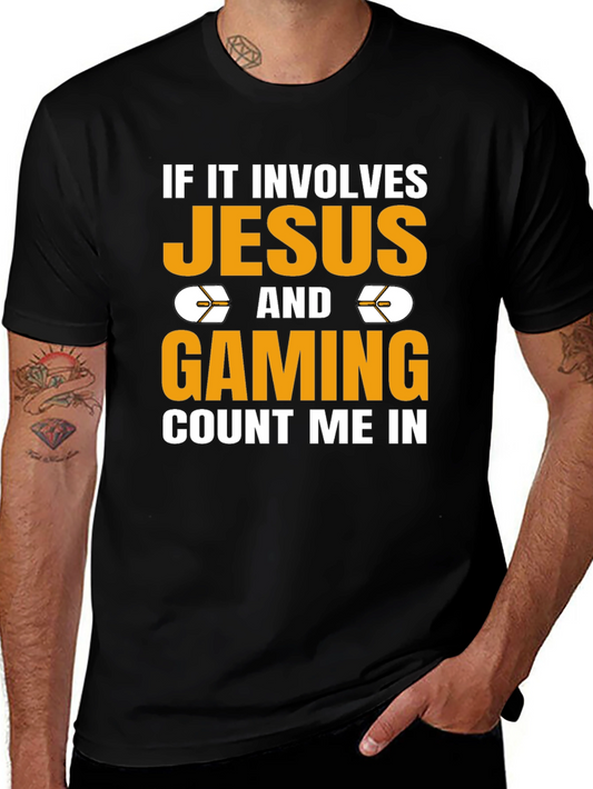 Jesus and Gaming T-Shirt - Count Me In