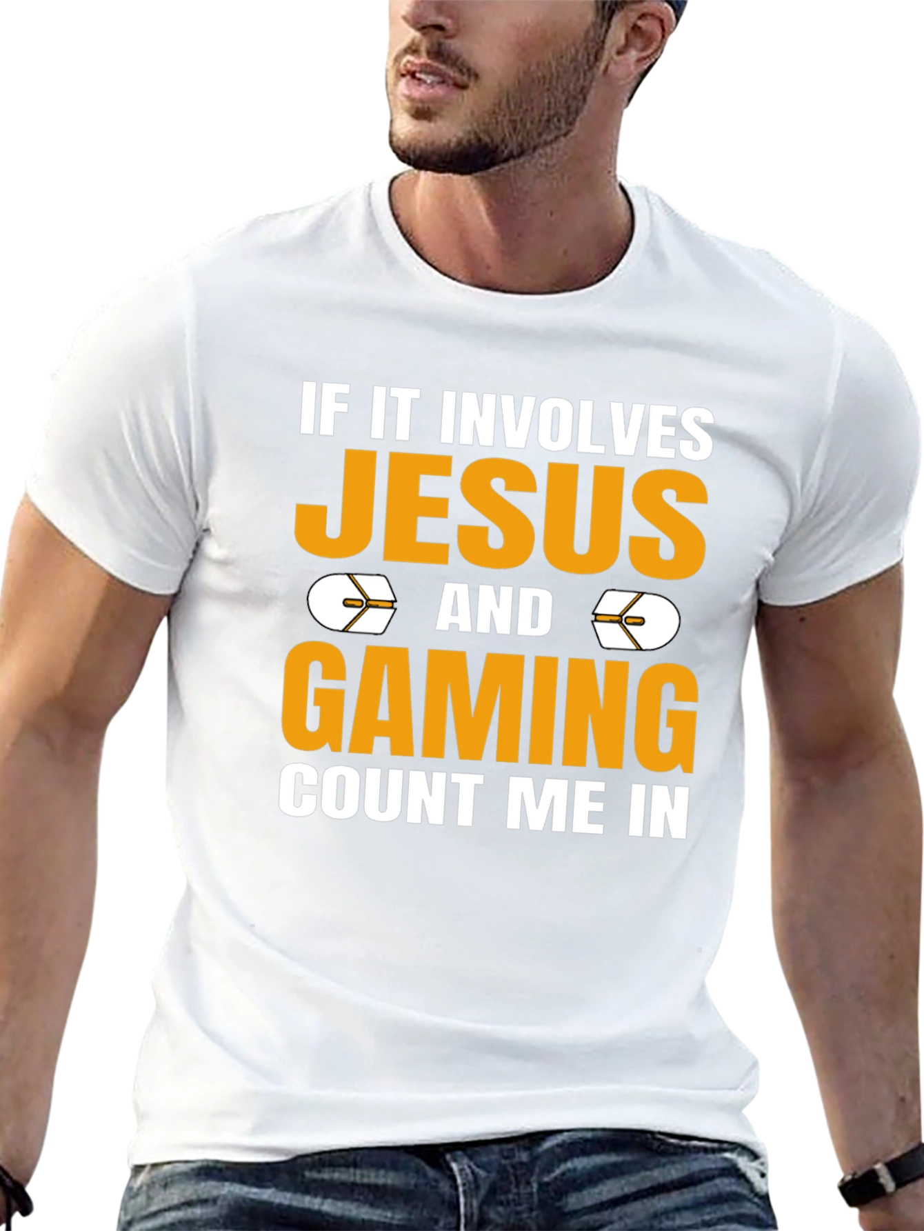 Jesus and Gaming T-Shirt - Count Me In