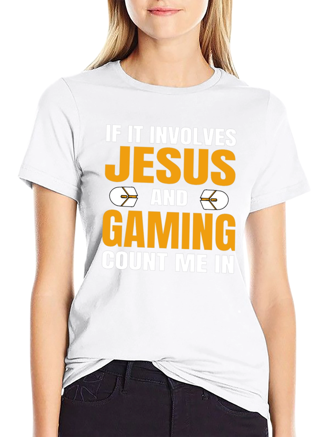 Jesus and Gaming T-Shirt - Count Me In