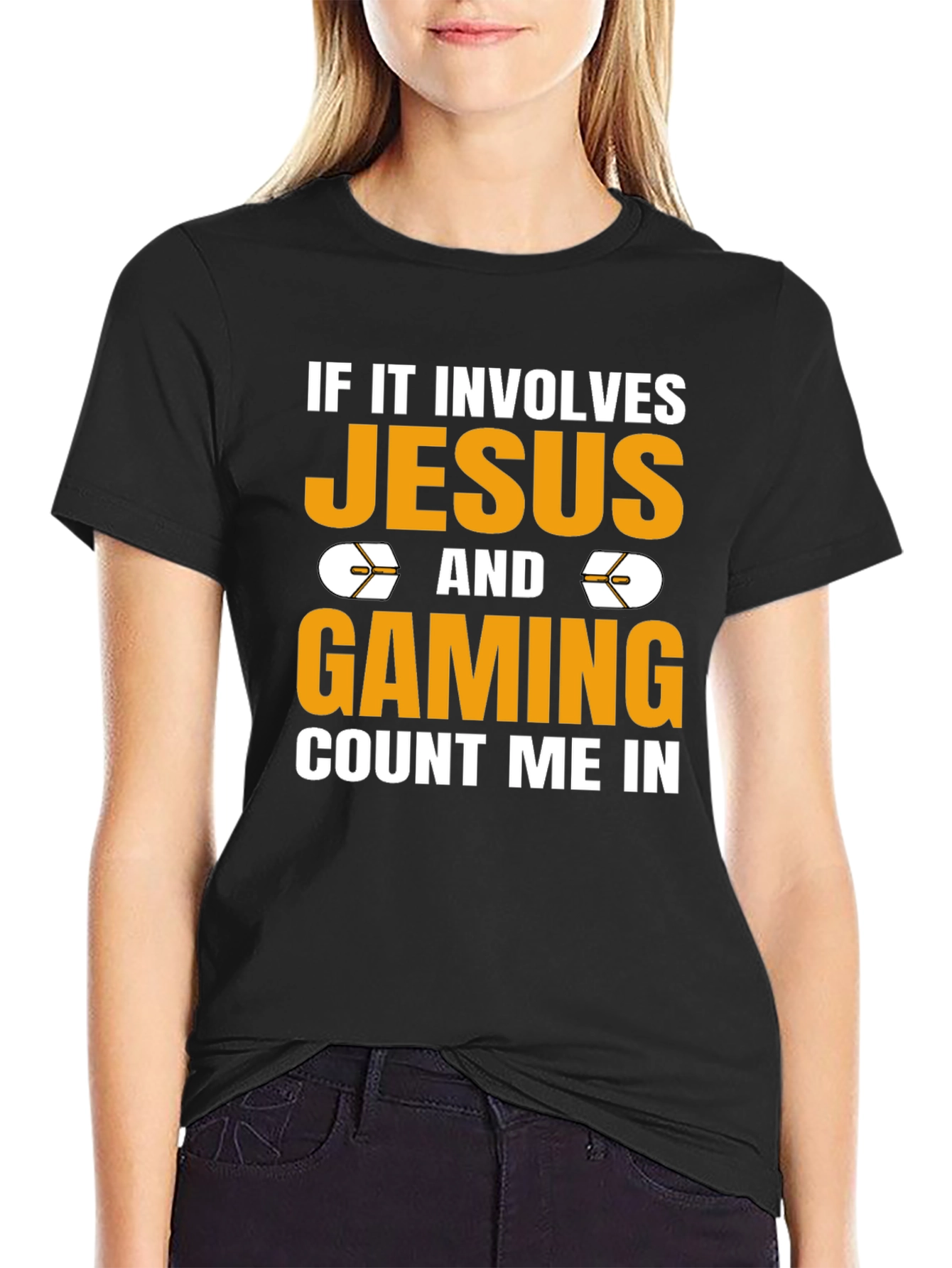 Jesus and Gaming T-Shirt - Count Me In