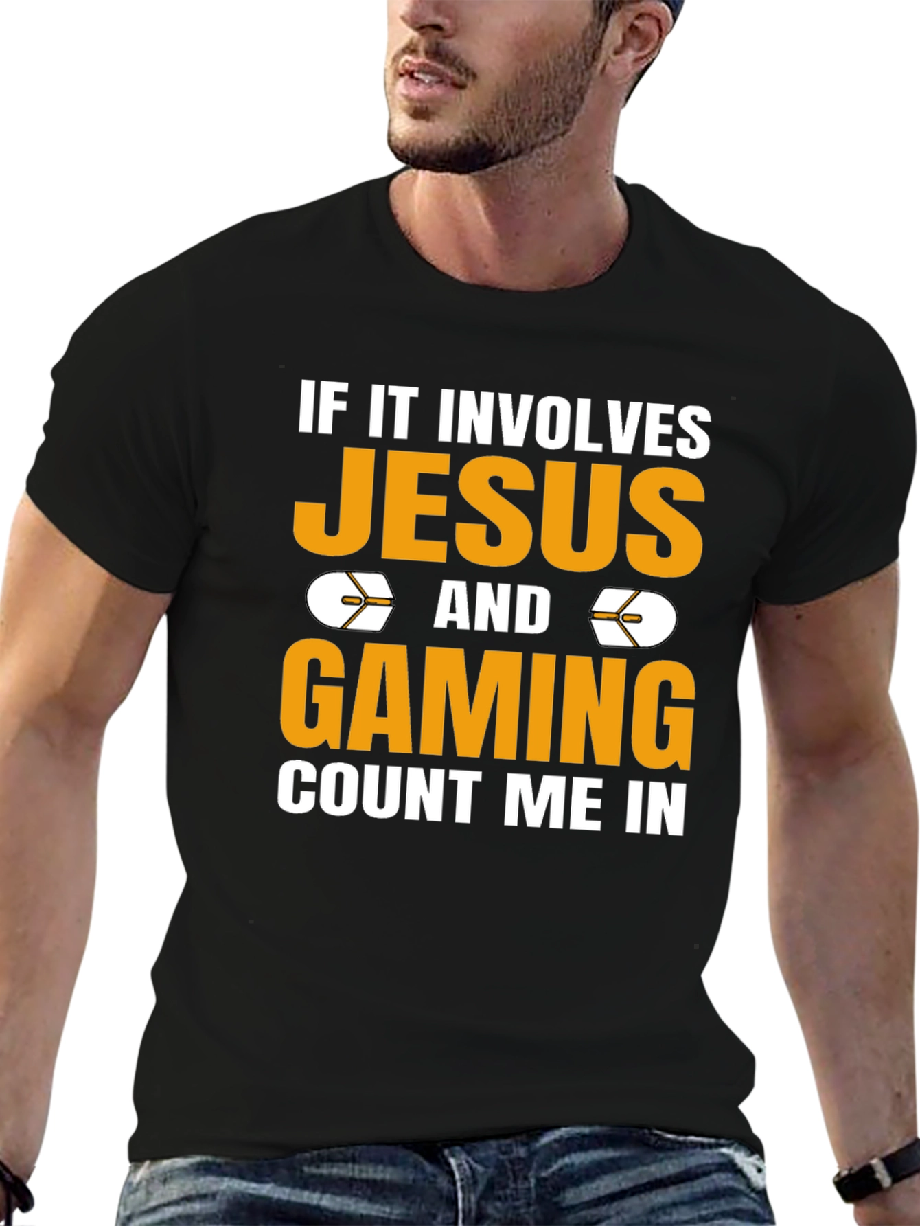 Jesus and Gaming T-Shirt - Count Me In