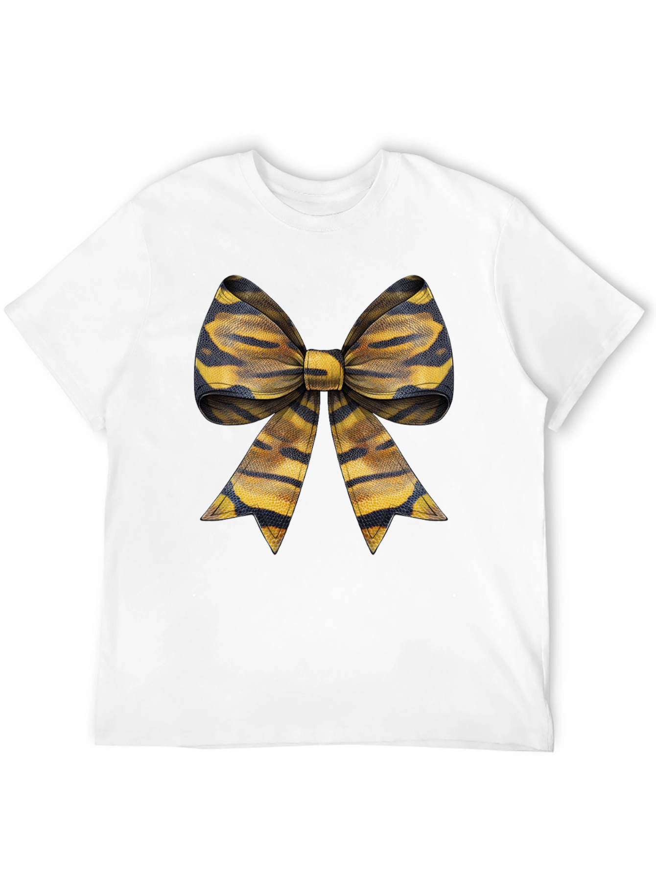 Bow Tie Graphic Tee - Casual Style