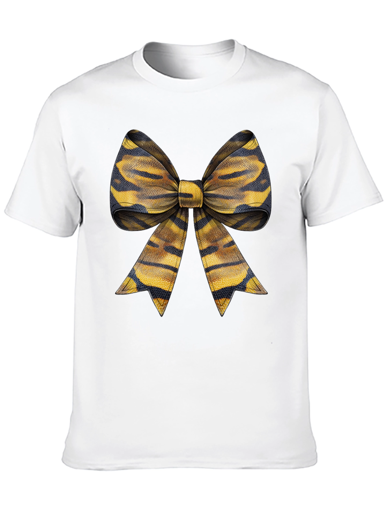 Bow Tie Graphic Tee - Casual Style