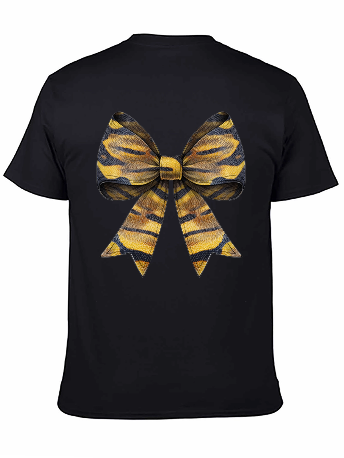 Bow Tie Graphic Tee - Casual Style