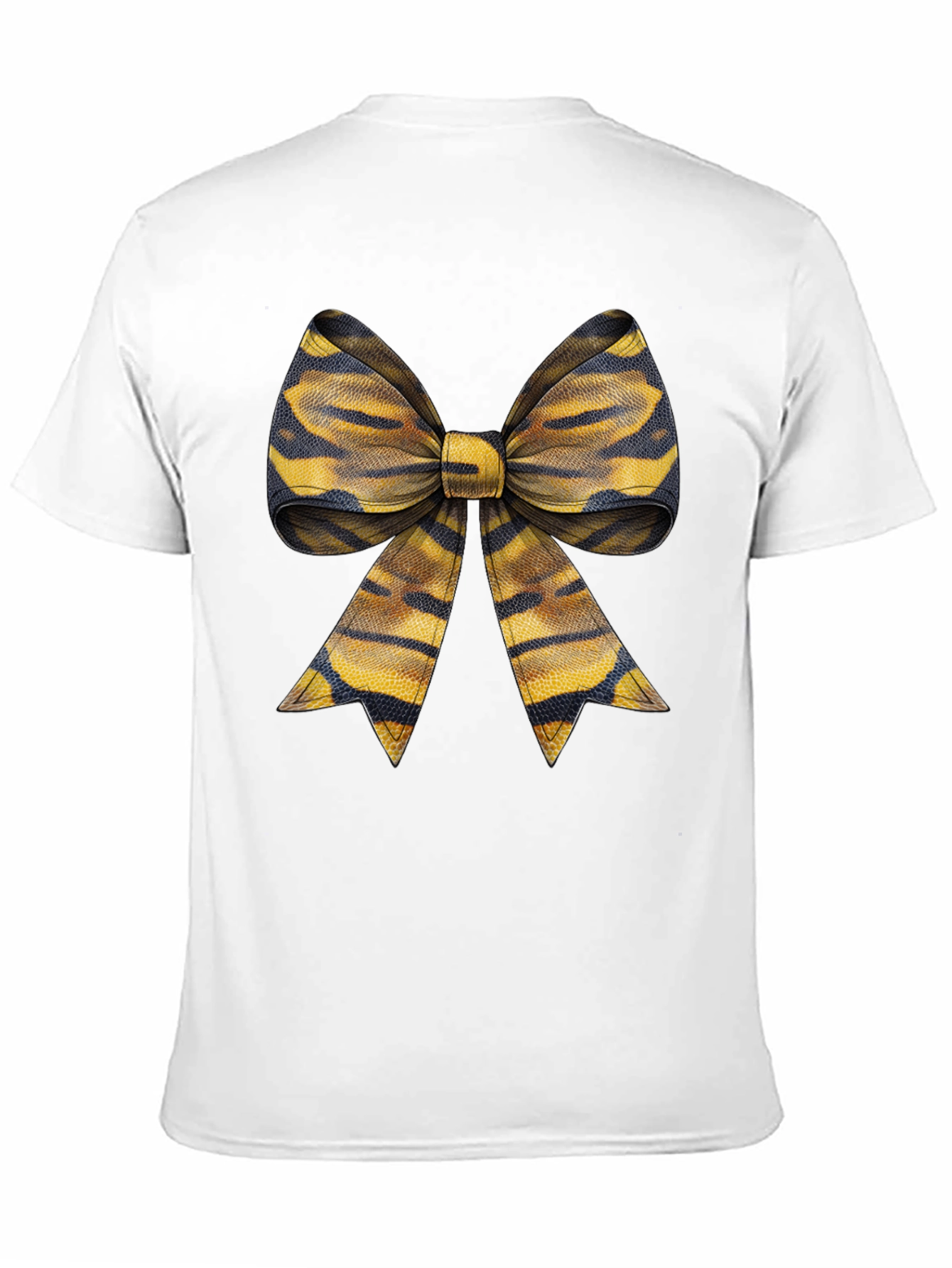 Bow Tie Graphic Tee - Casual Style