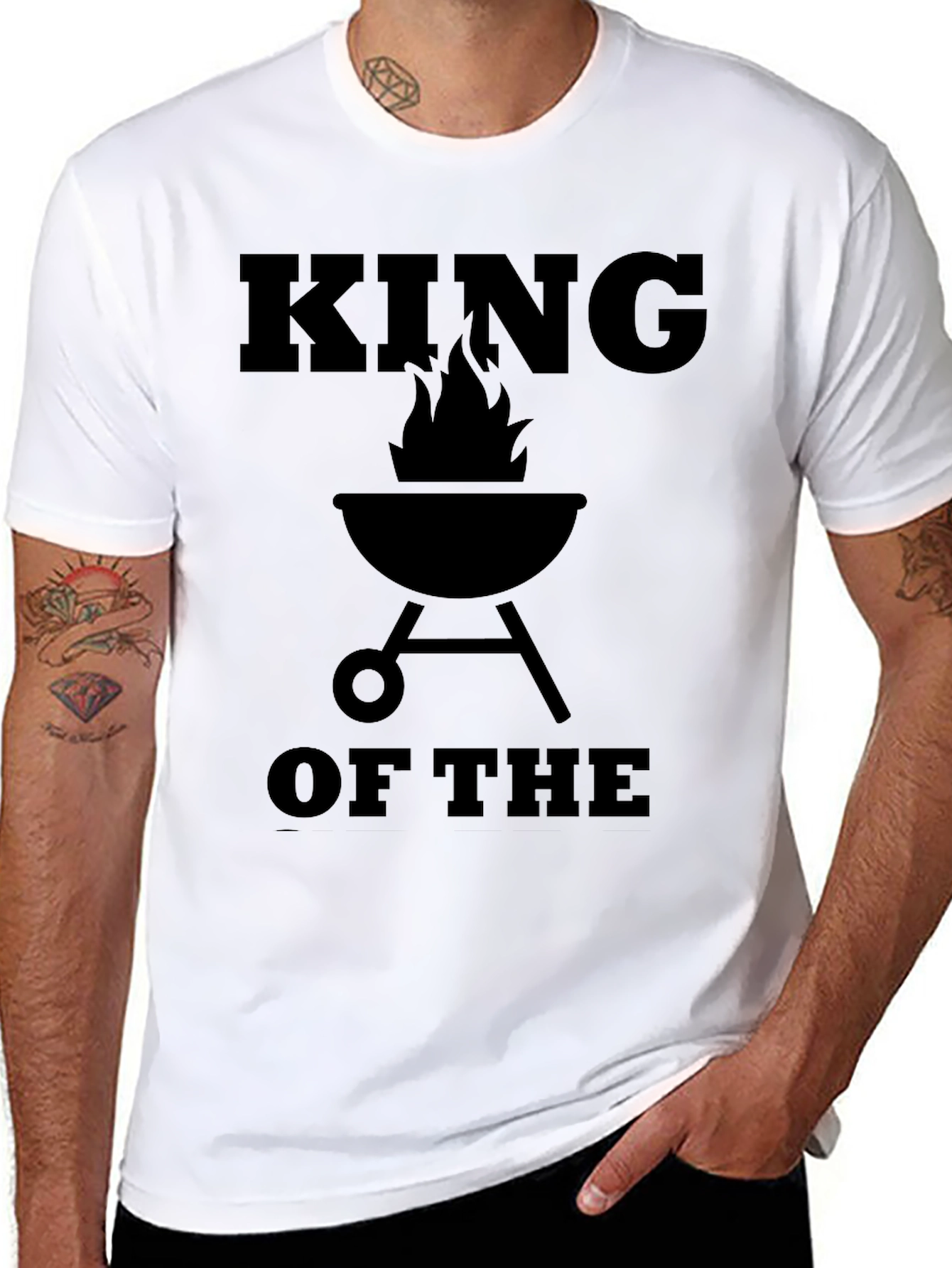 King of the Grill T-Shirt BBQ Design