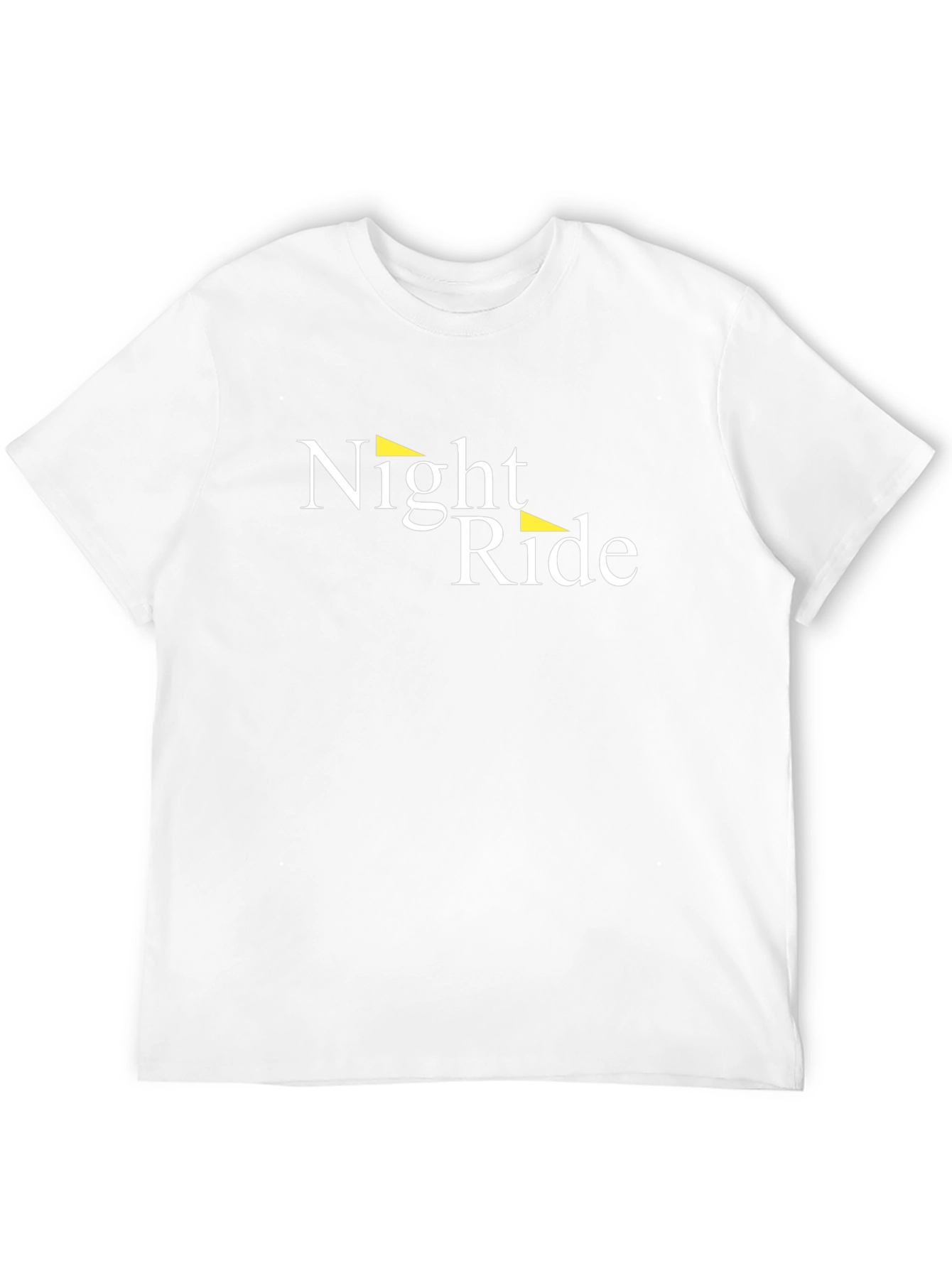 Night Ride Graphic Tee - Black Cotton T-Shirt