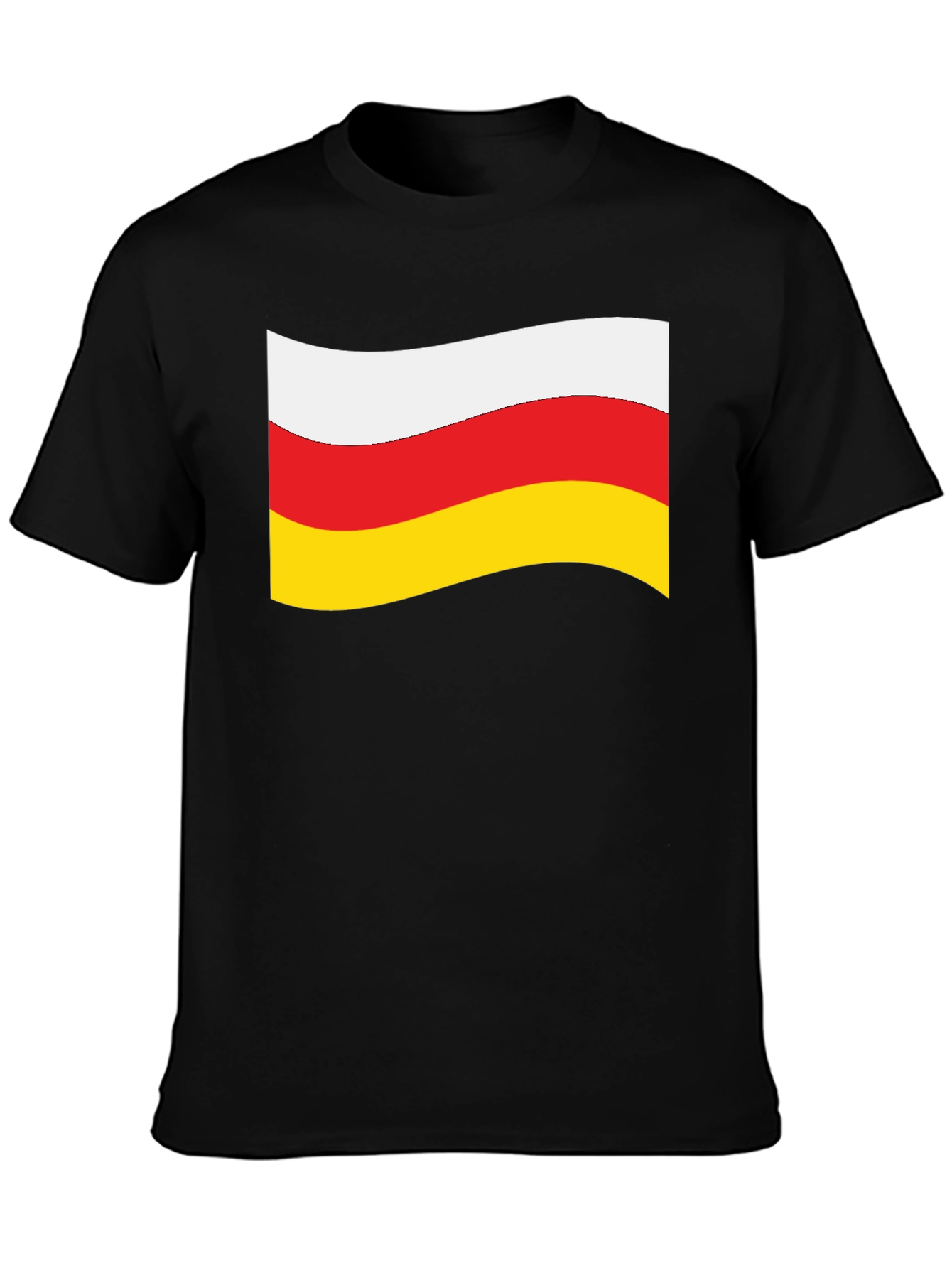 South Ossetia Flag T-Shirt - Black