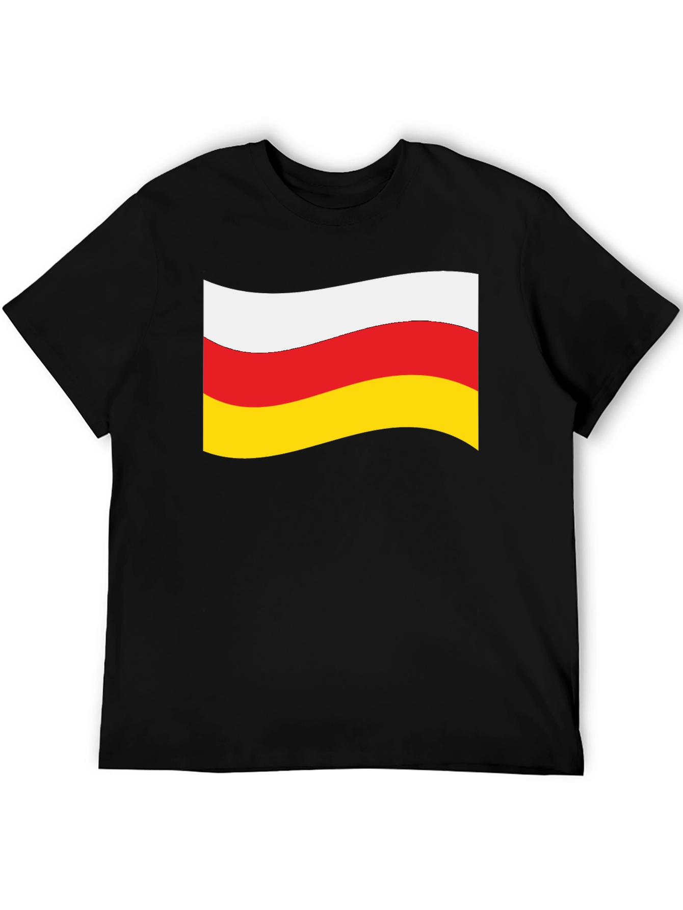 South Ossetia Flag T-Shirt - Black