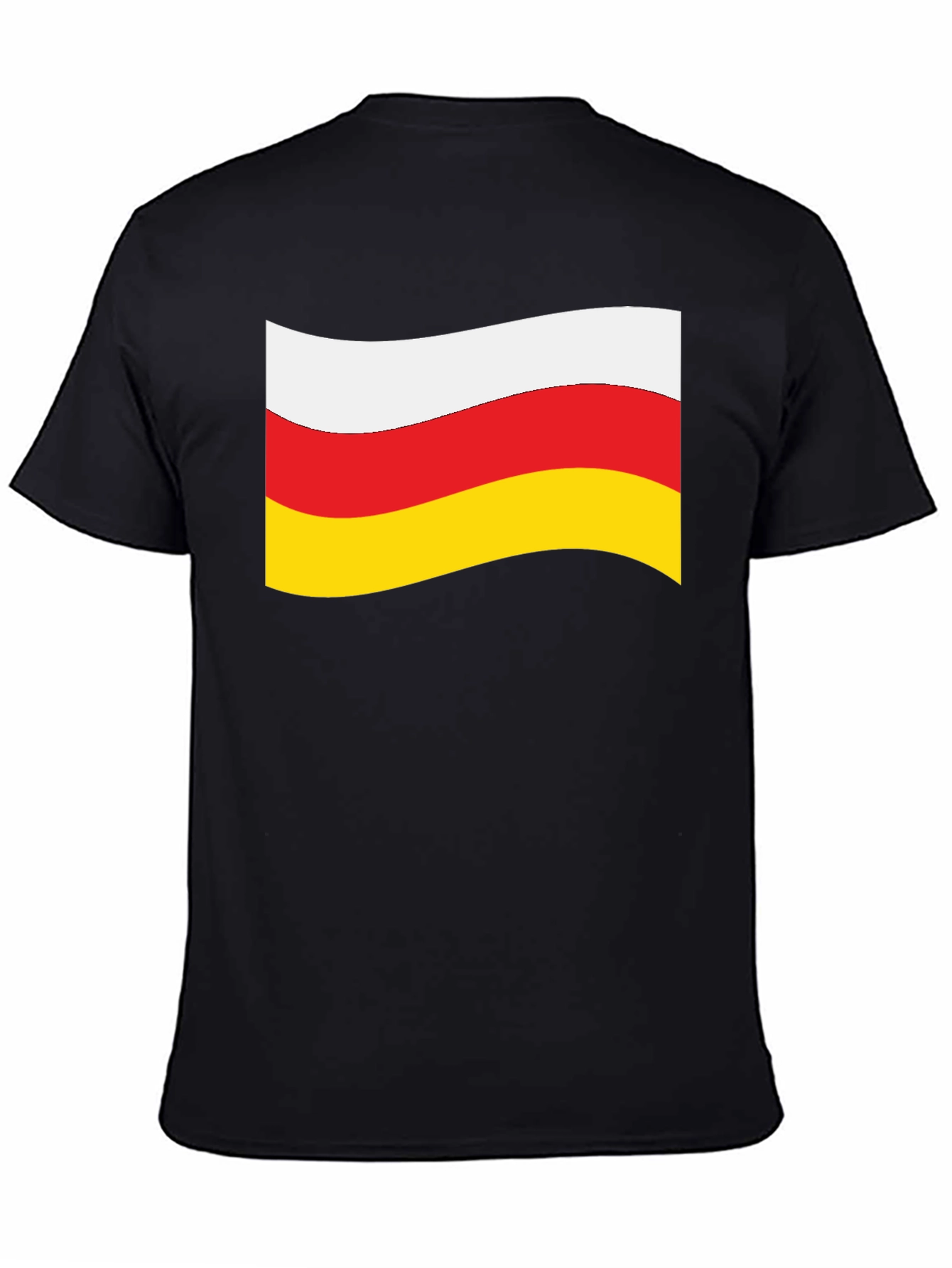 South Ossetia Flag T-Shirt - Black