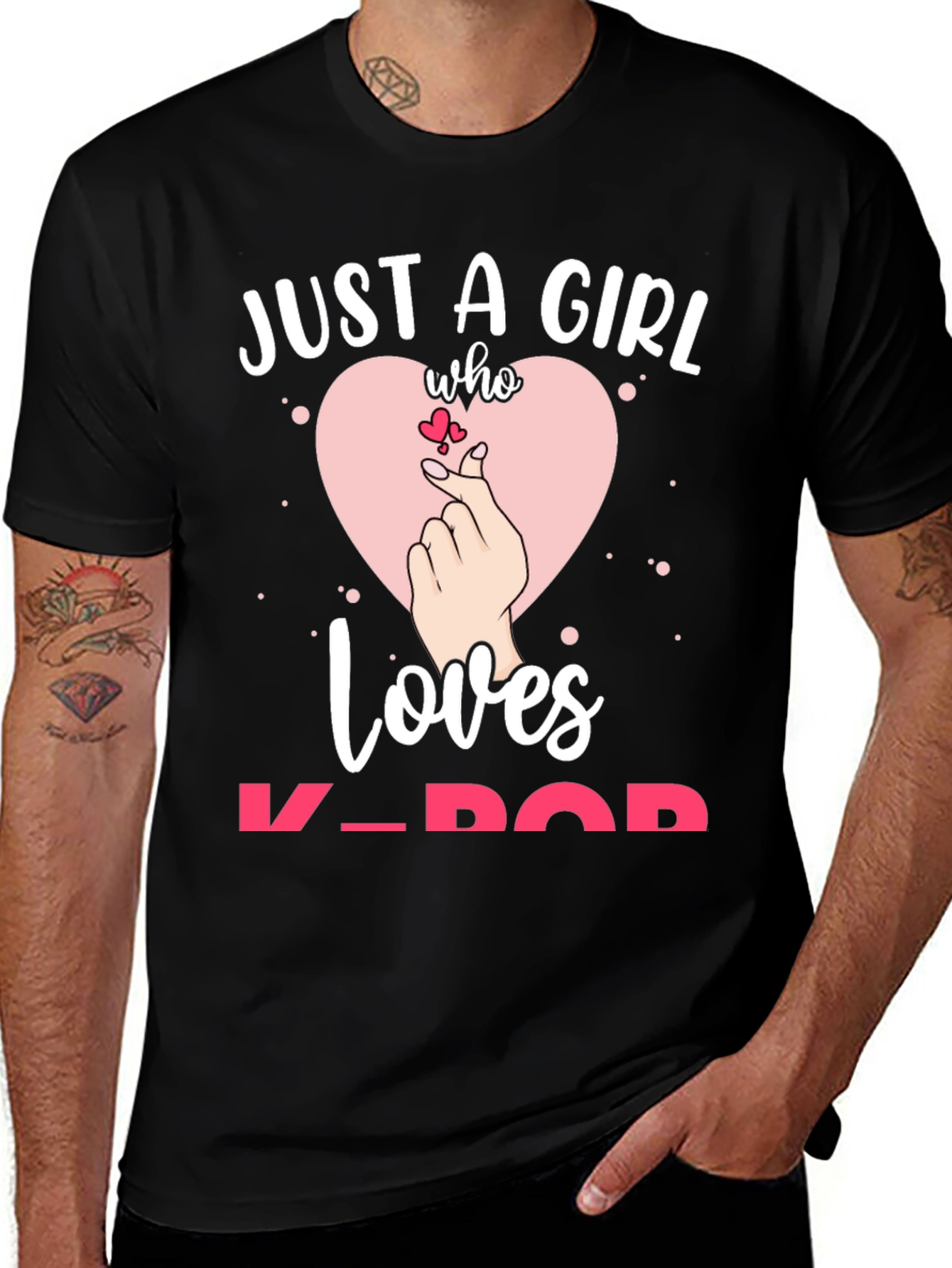Just A Girl Who Loves K-Pop T-Shirt