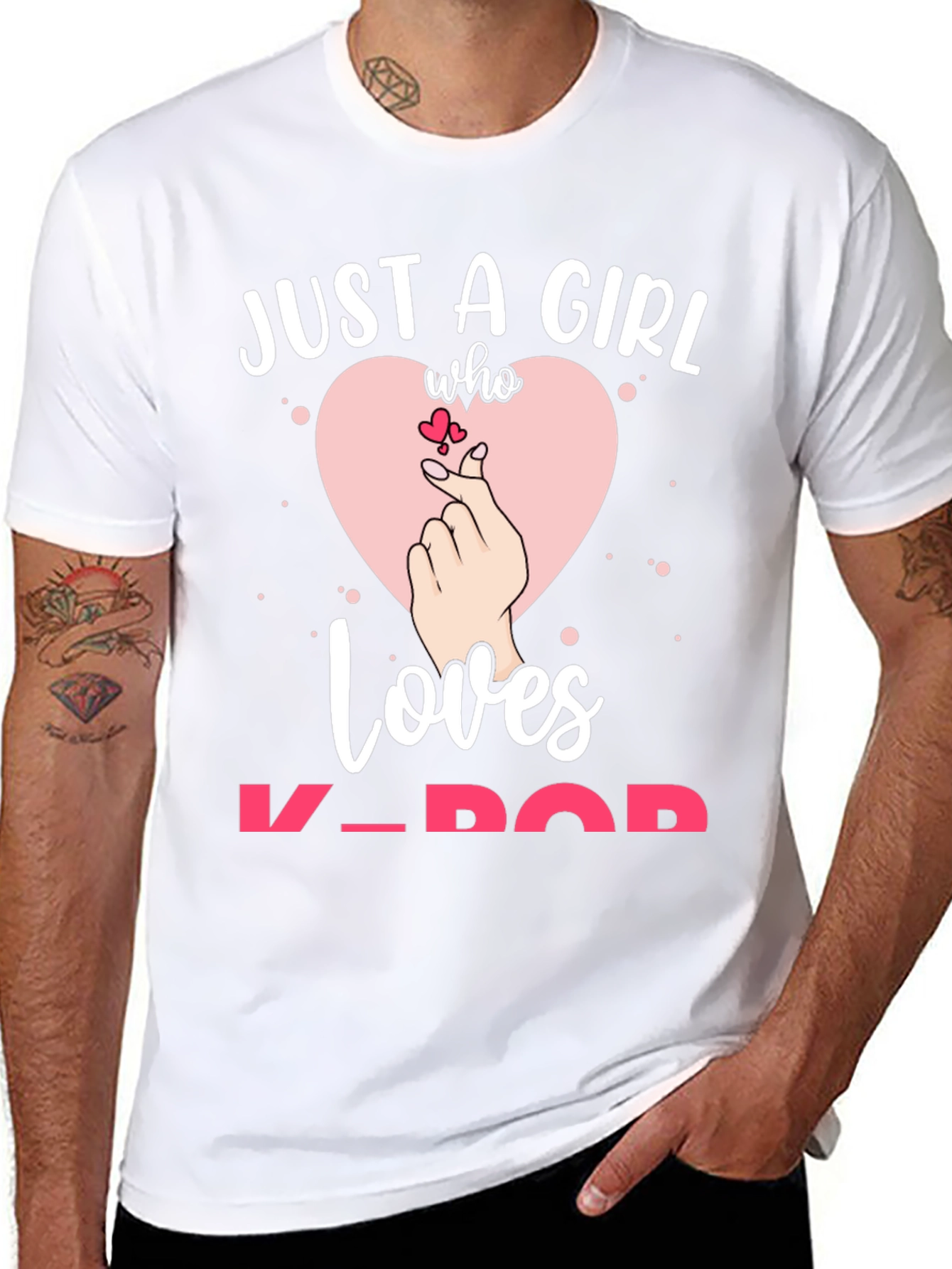 Just A Girl Who Loves K-Pop T-Shirt