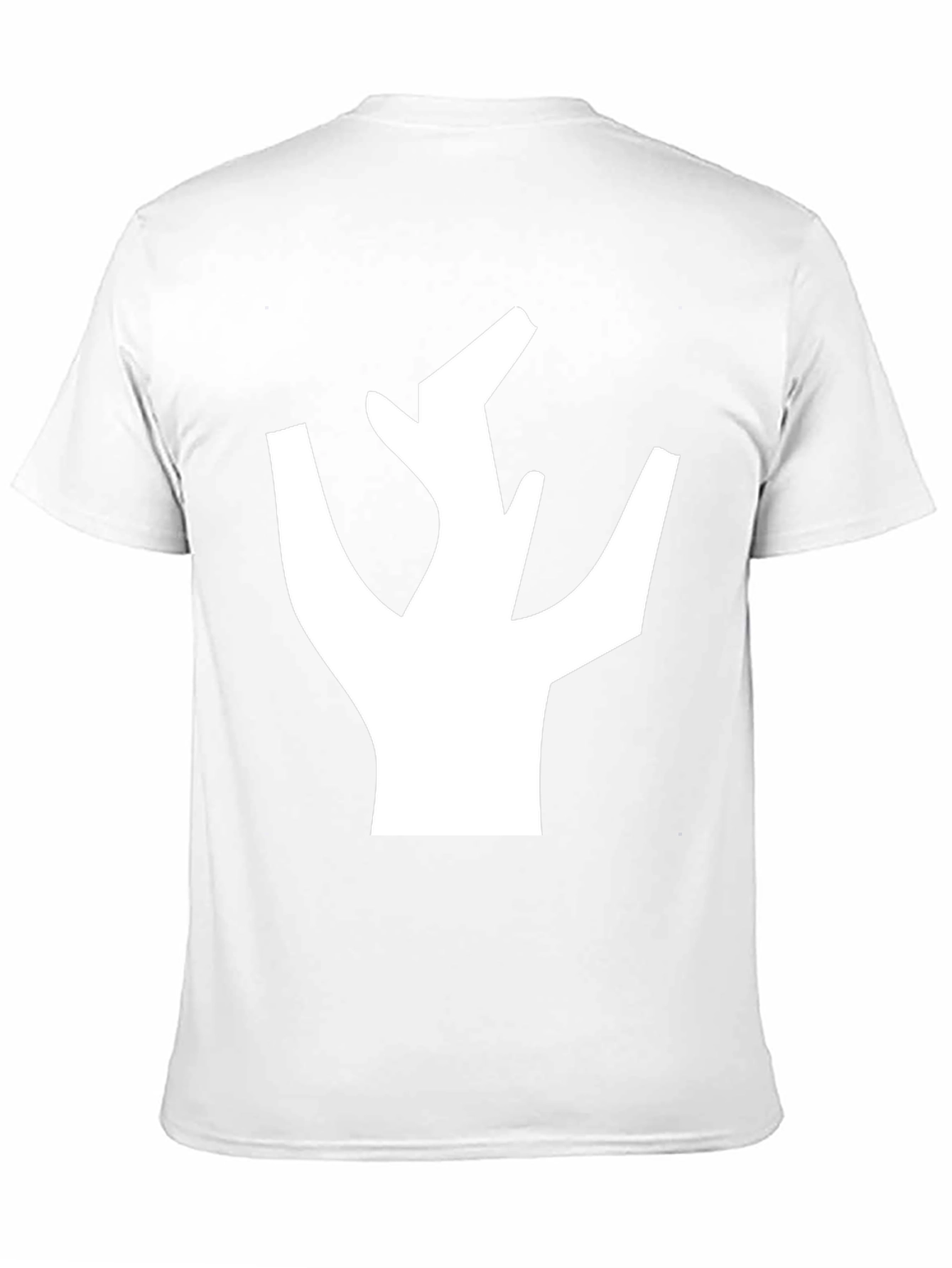 Abstract Tree Graphic Tee - Modern Black T-Shirt