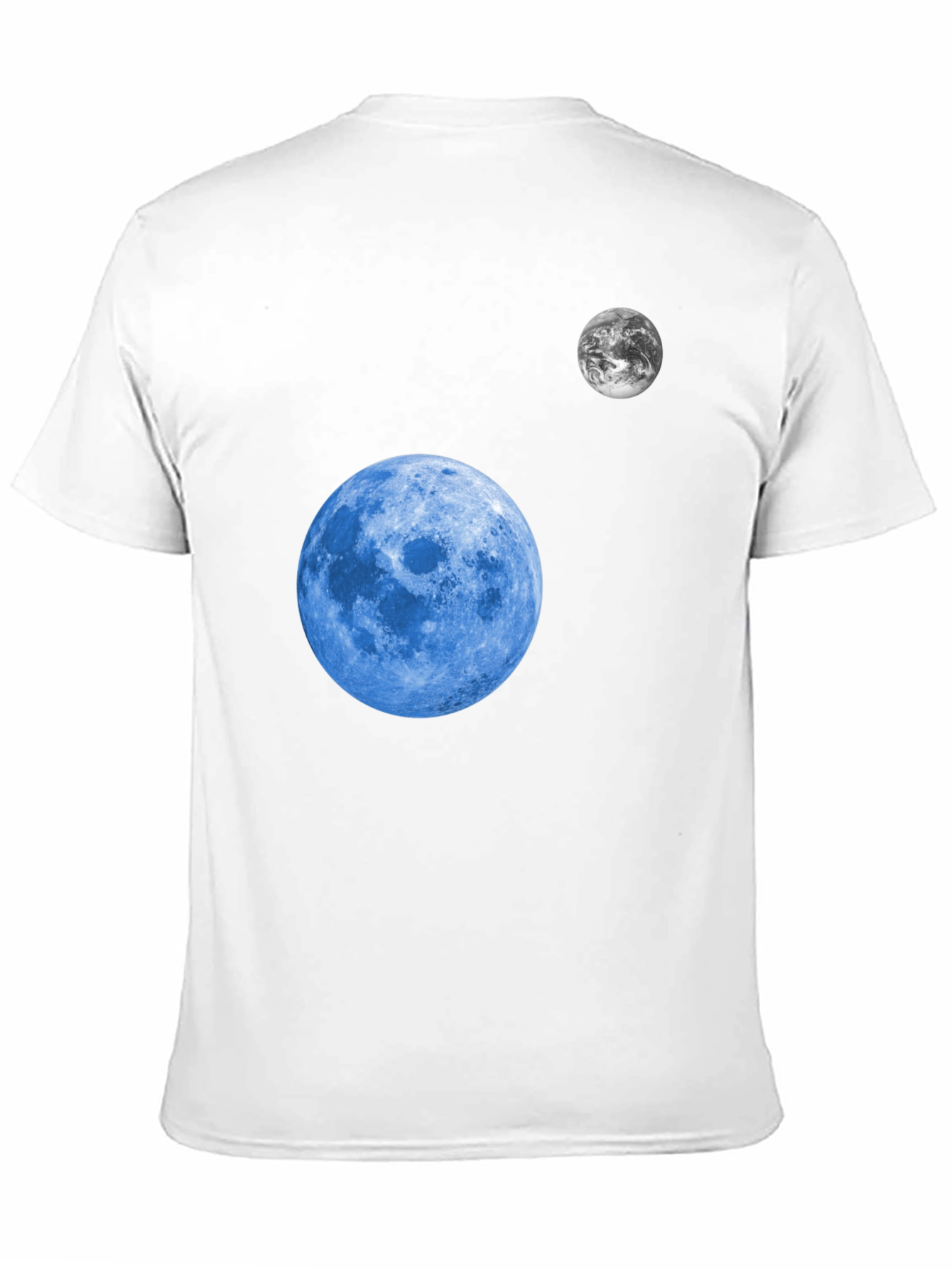 Cosmic Moon Graphic T-Shirt - Black Cotton Tee