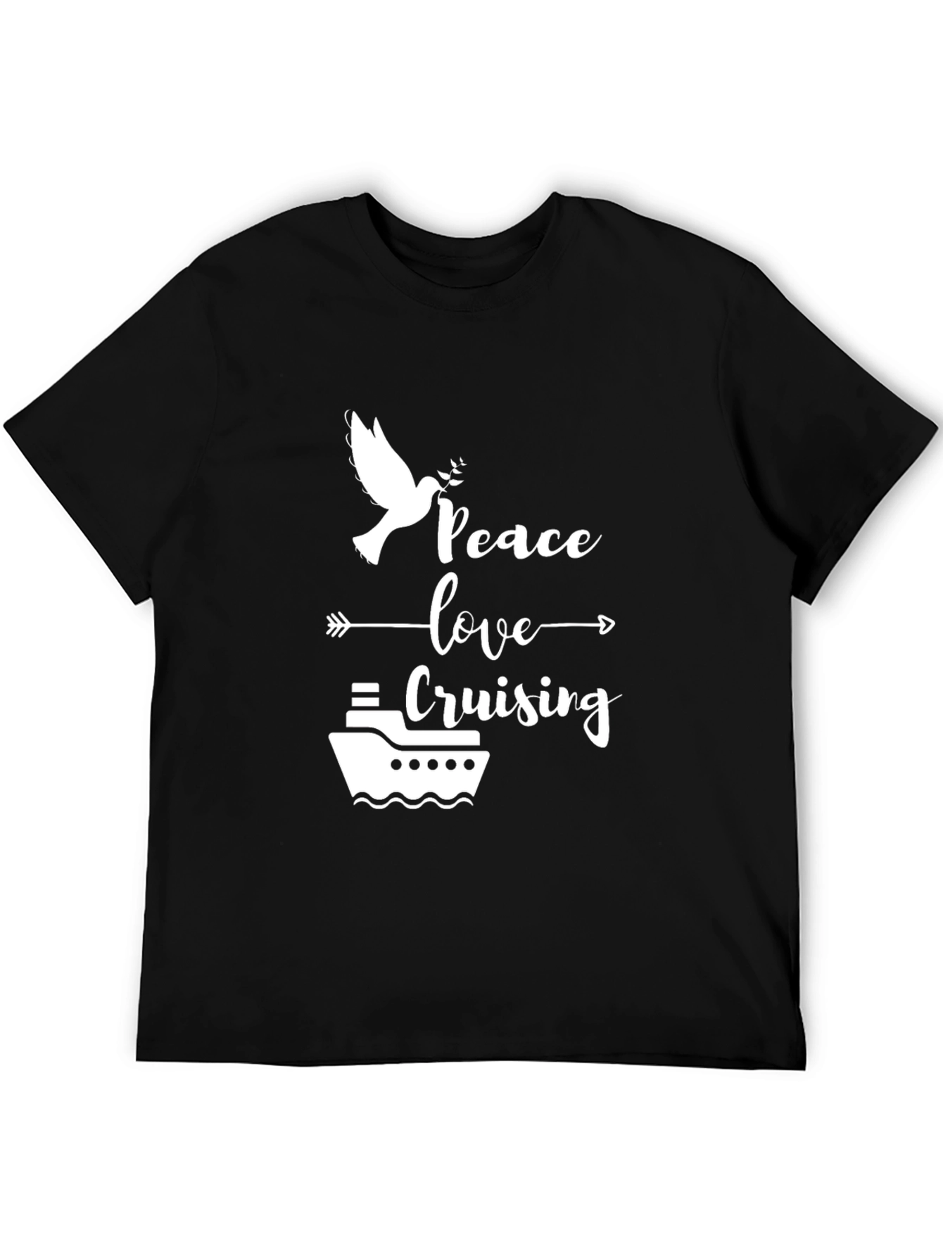 Peace Love Cruising T-Shirt - Cruise Vacation Tee