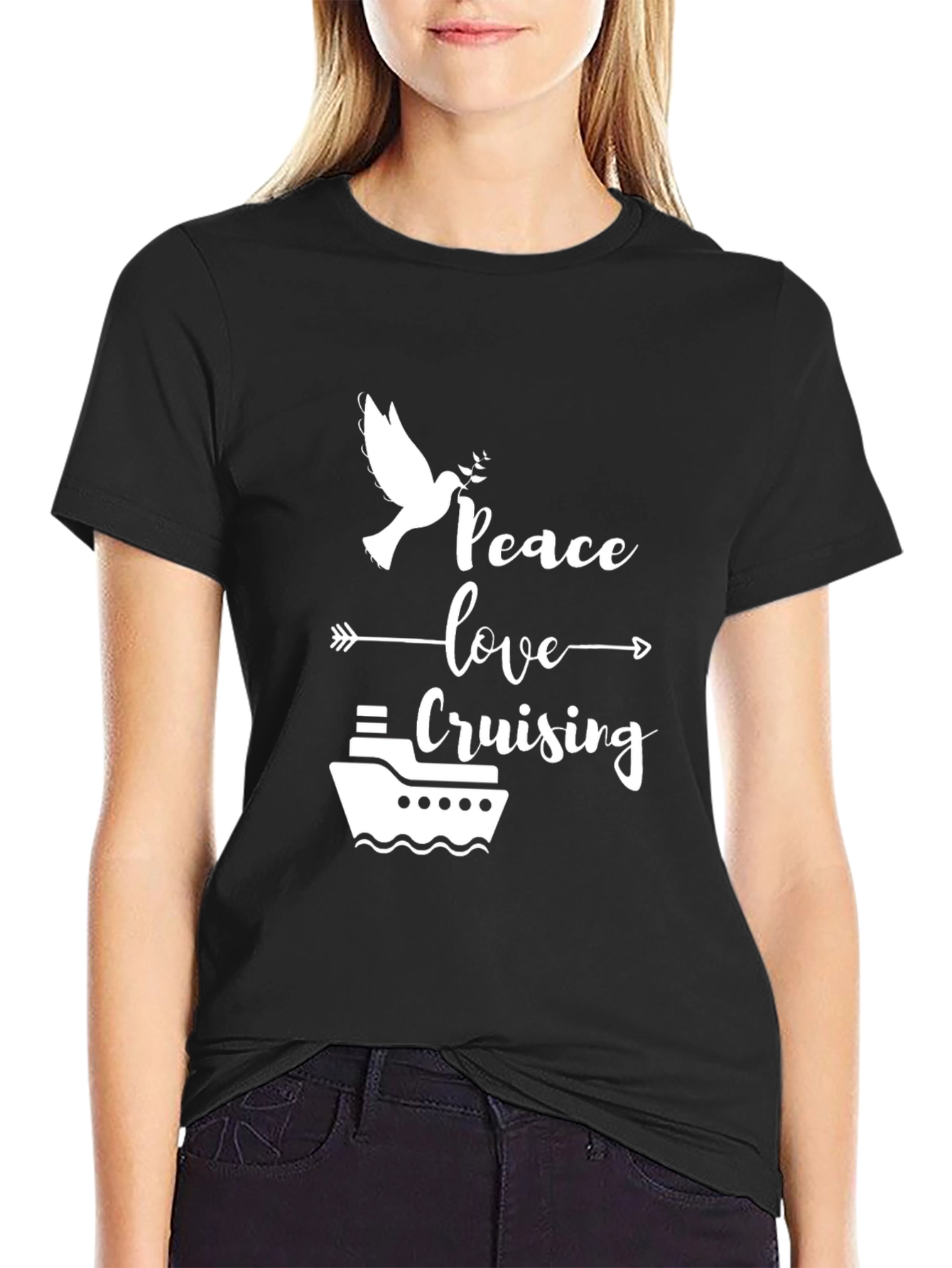 Peace Love Cruising T-Shirt - Cruise Vacation Tee