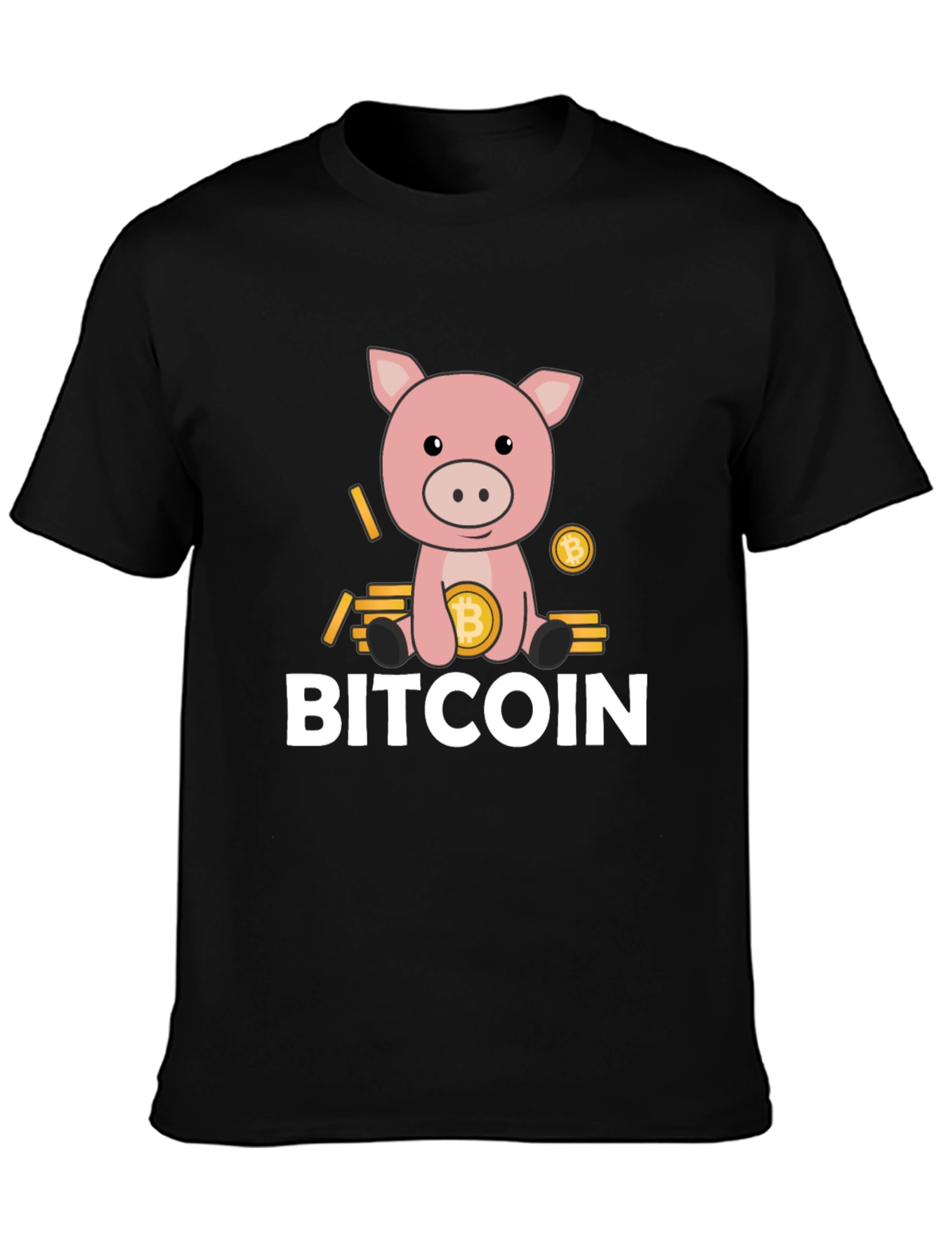 Bitcoin Pig T-Shirt - Crypto Design Tee