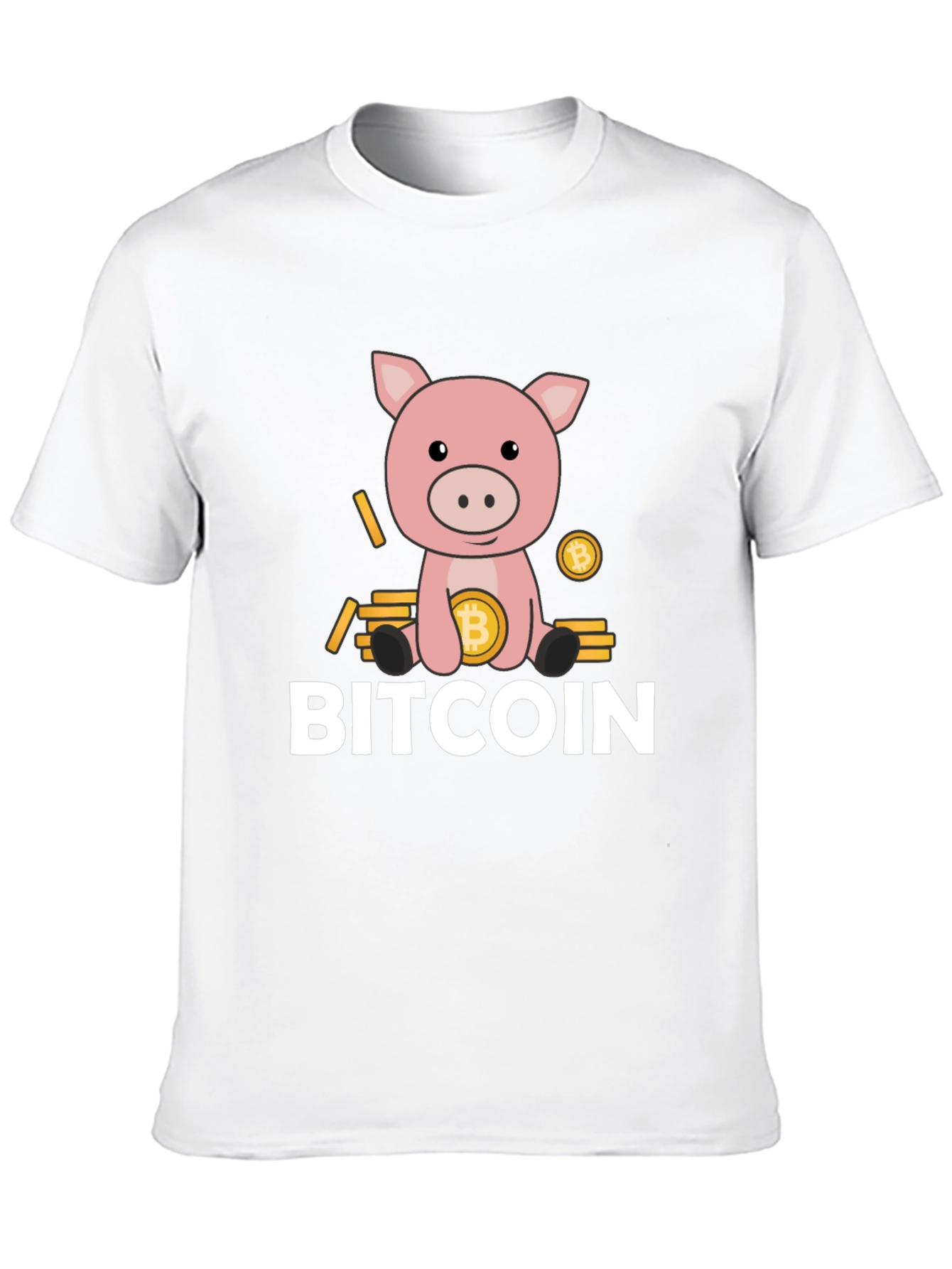 Bitcoin Pig T-Shirt - Crypto Design Tee