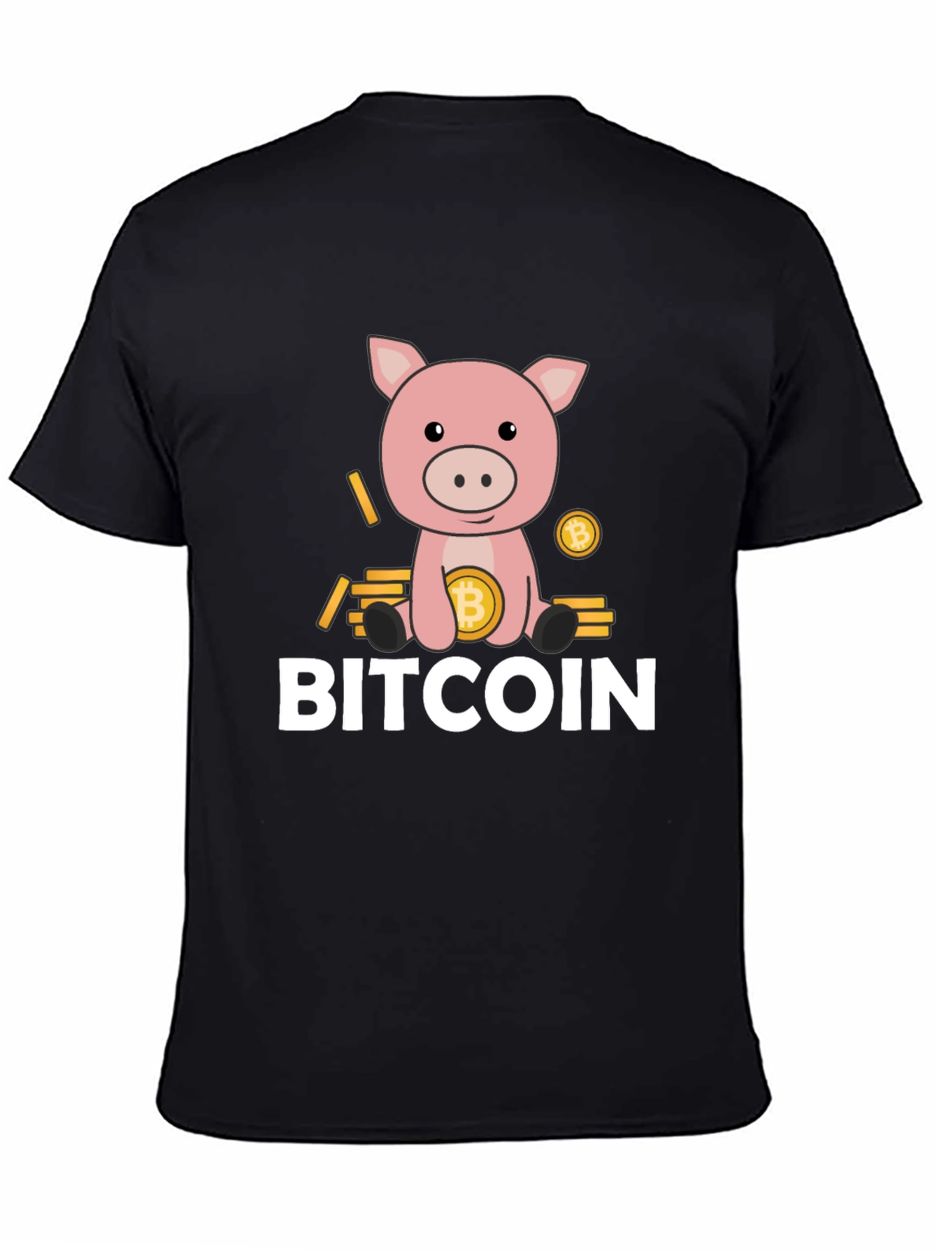 Bitcoin Pig T-Shirt - Crypto Design Tee